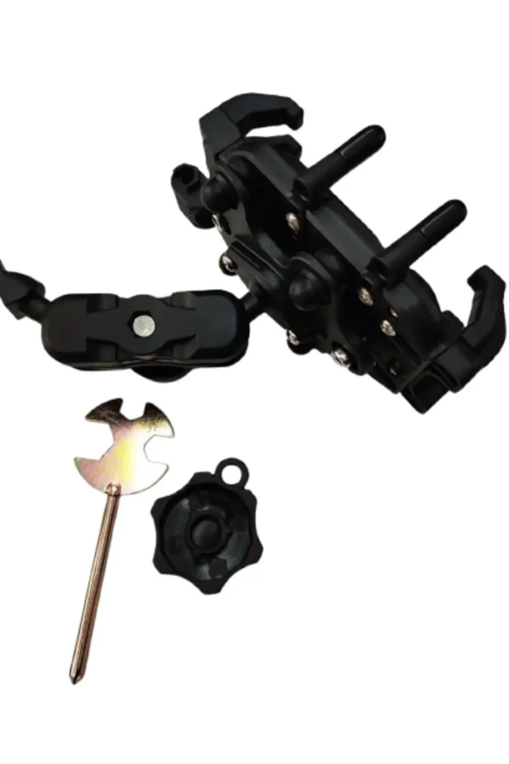 Motosiklet Scooter Ayna Bağlantılı Telefon Tutucu (Titreşim Modül