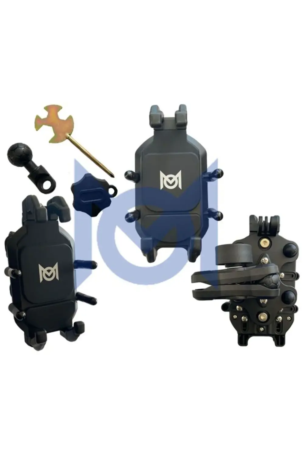 Motosiklet Scooter Ayna Bağlantılı Telefon Tutucu (Titreşim Modül