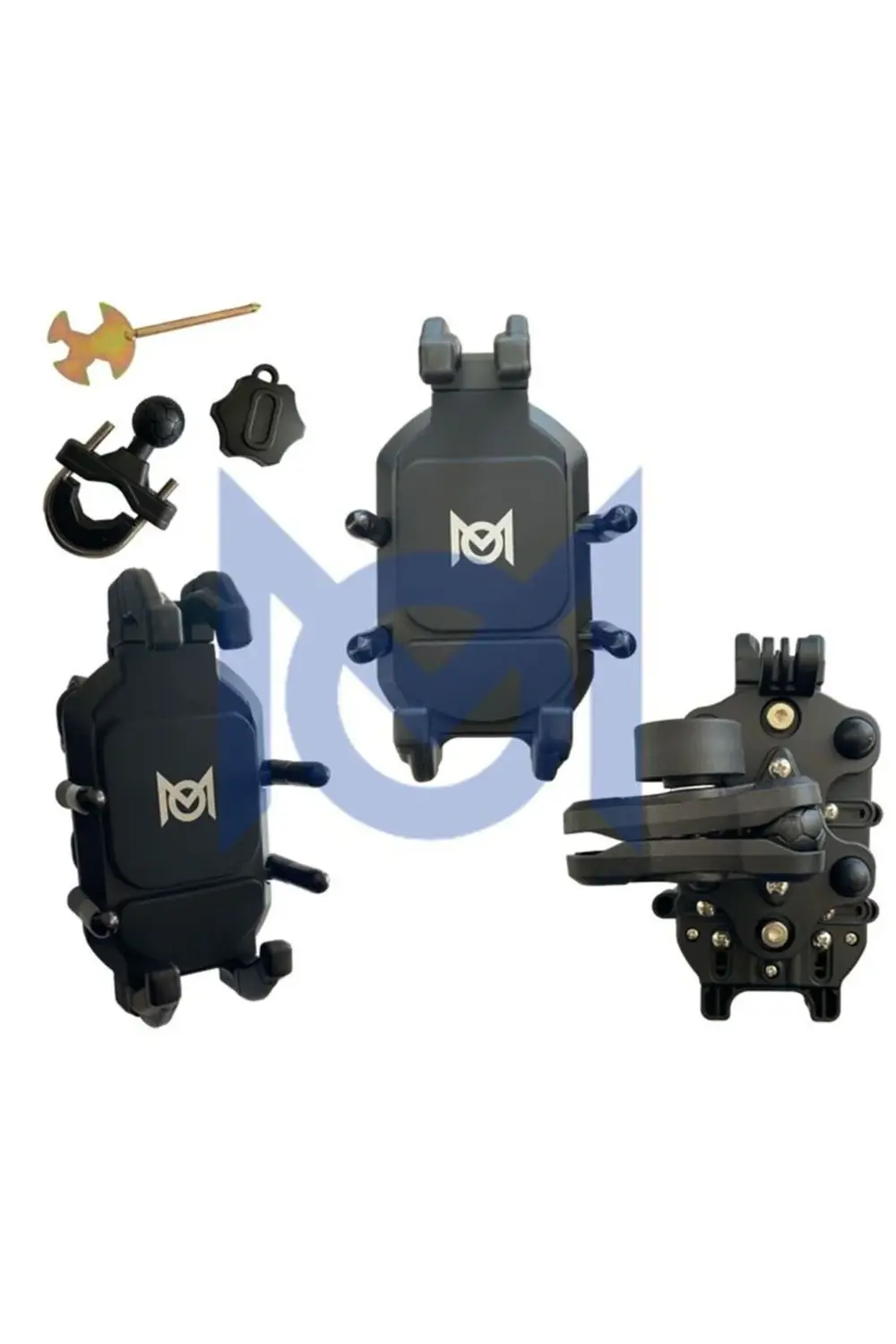 Motosiklet Scooter Gidon Bağlantılı Telefon Tutucu (Titreşim Modü Motosiklet Scooter Gidon Bağlantılı Telefon Tutucu (Titreşim Modü