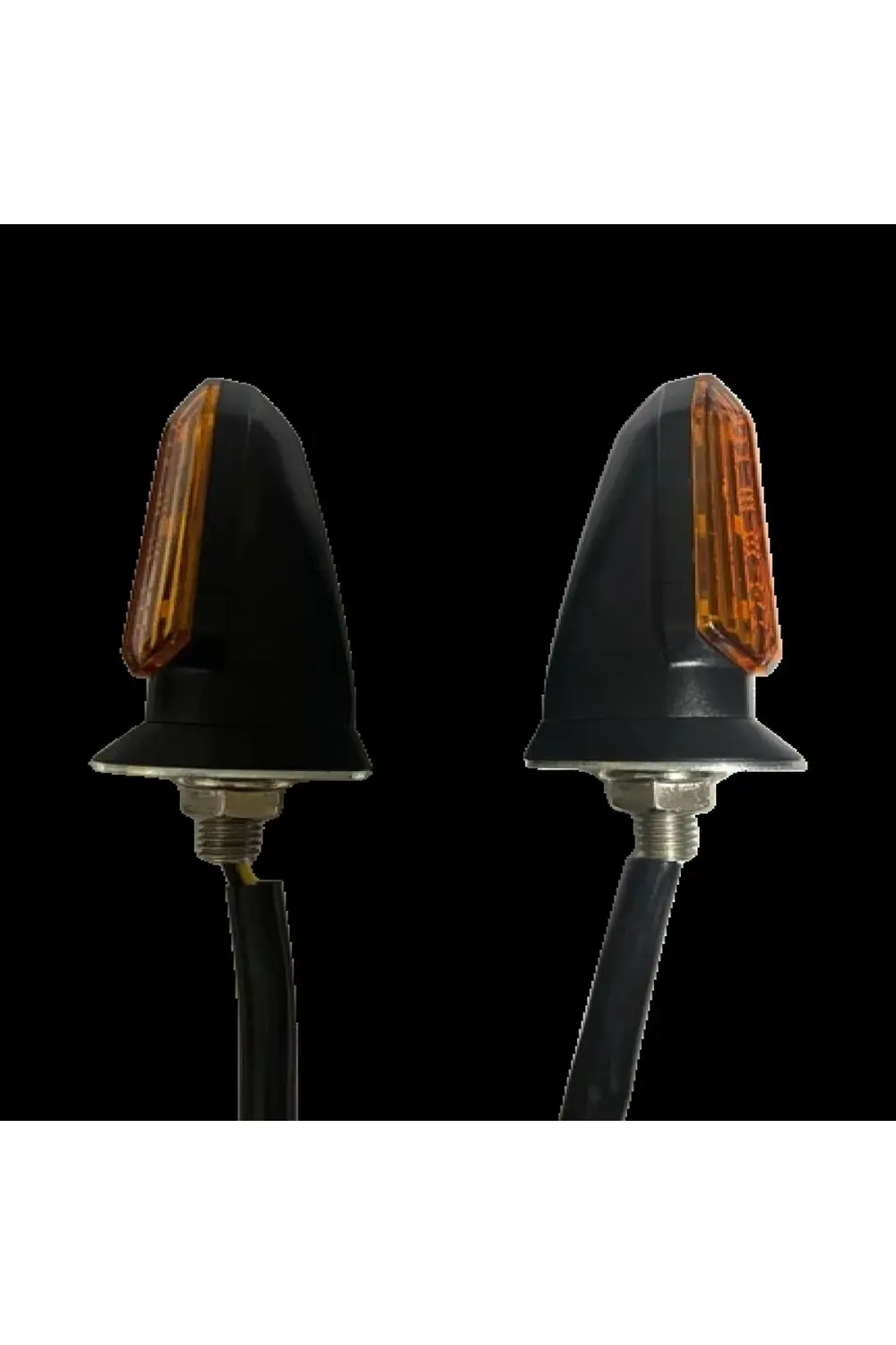 Motosiklet Sinyal Lamba Üniversal 12V Sarı Cam Sarı Led 2'Li