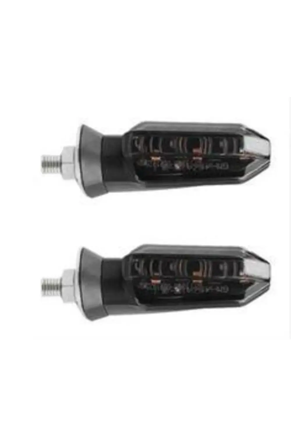 MOTOSİKLET SİNYAL LED FÜME CAM (SARI IŞIK) 2 Lİ TAKIM