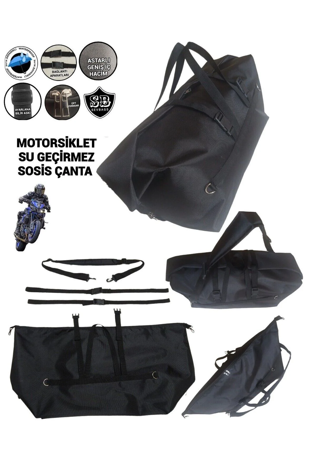 Motosiklet Sosis Çanta