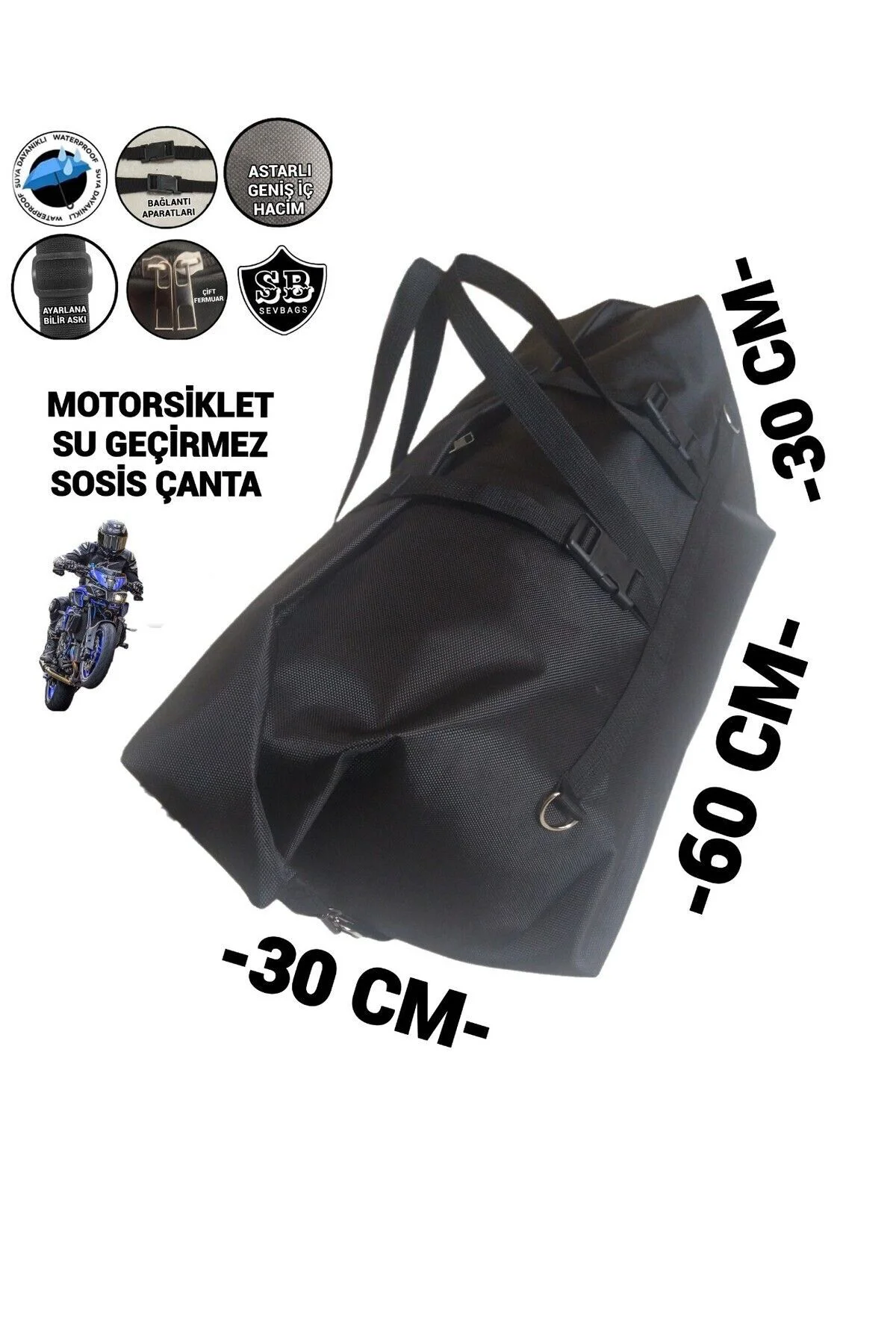Motosiklet Sosis Çanta
