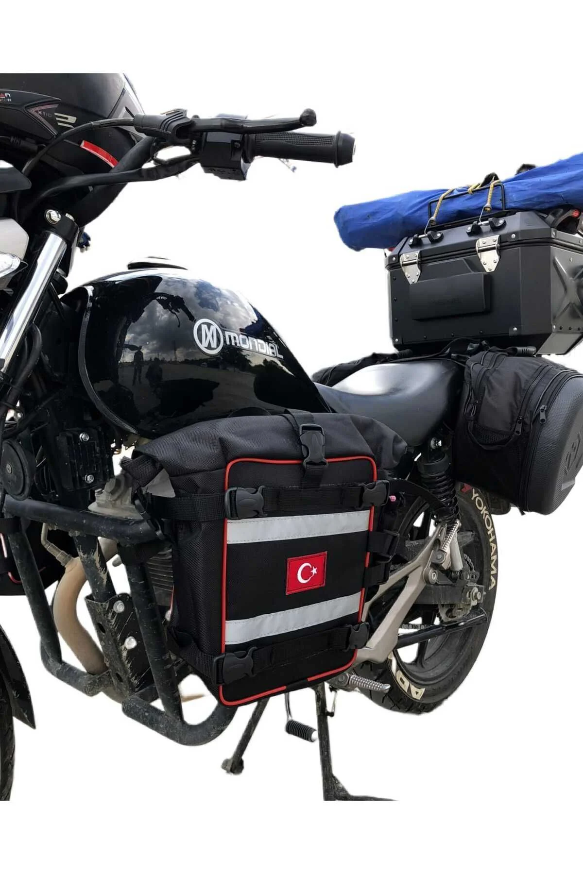 Motosiklet Suluklu Koruma Demiri Avadanlık Çantaları