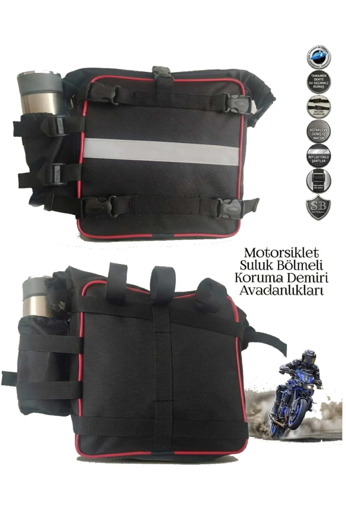 Motosiklet Suluklu Koruma Demiri Avadanlık Çantaları
