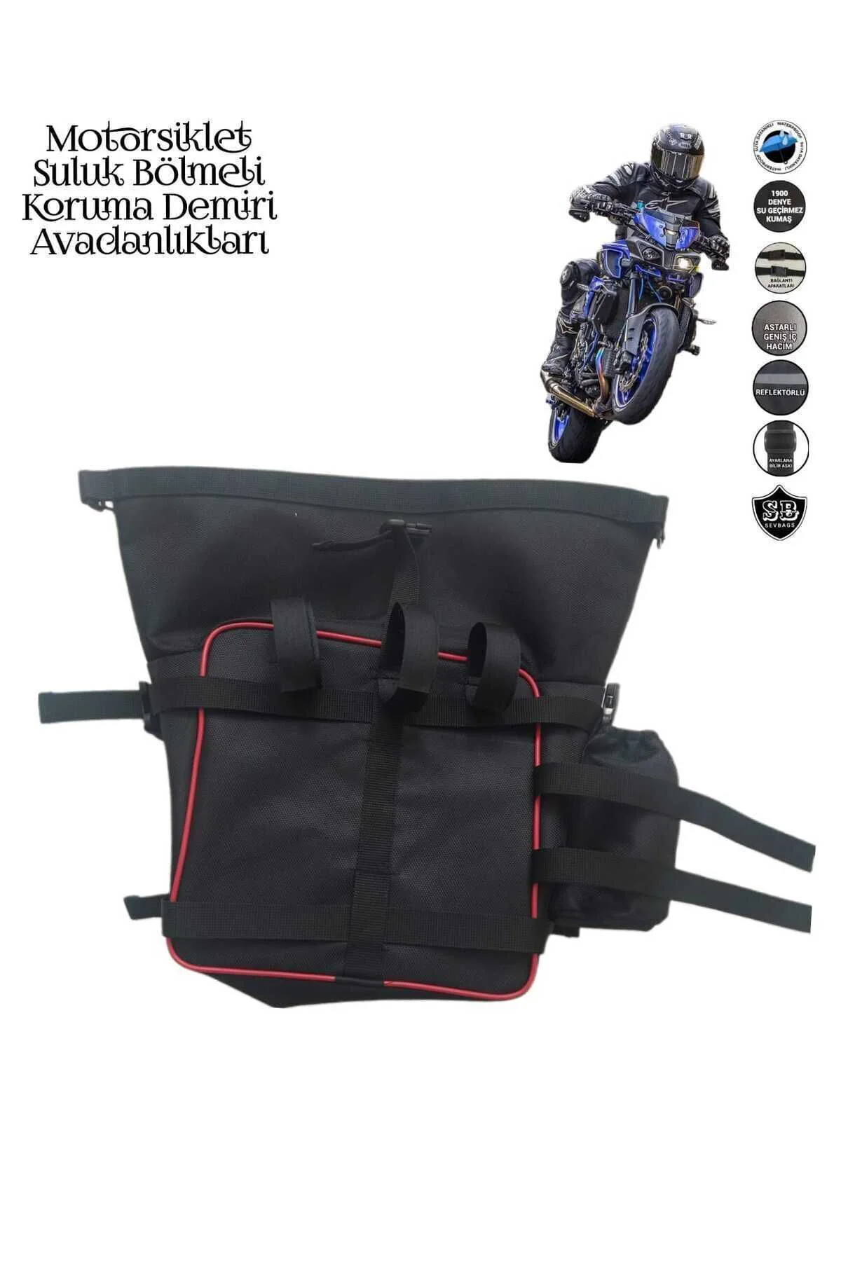Motosiklet Suluklu Koruma Demiri Avadanlık Çantaları
