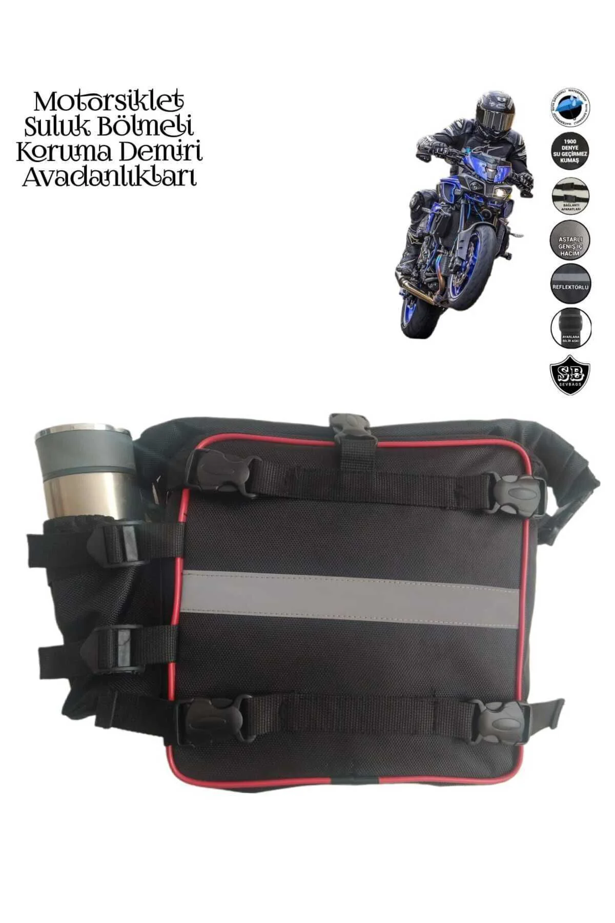 Motosiklet Suluklu Koruma Demiri Avadanlık Çantaları