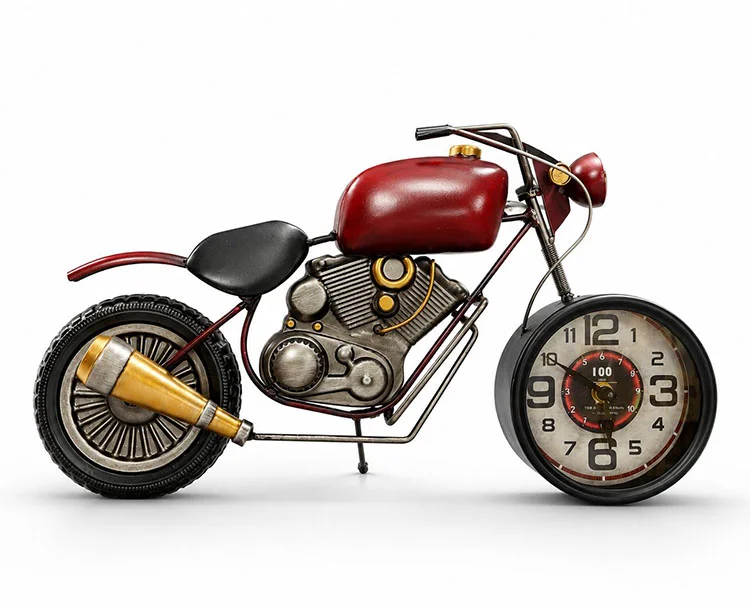 Motosiklet Tasarımlı Metal Duvar Saati Alk5791 Fiyatı, Yorumları ve Özellikleri