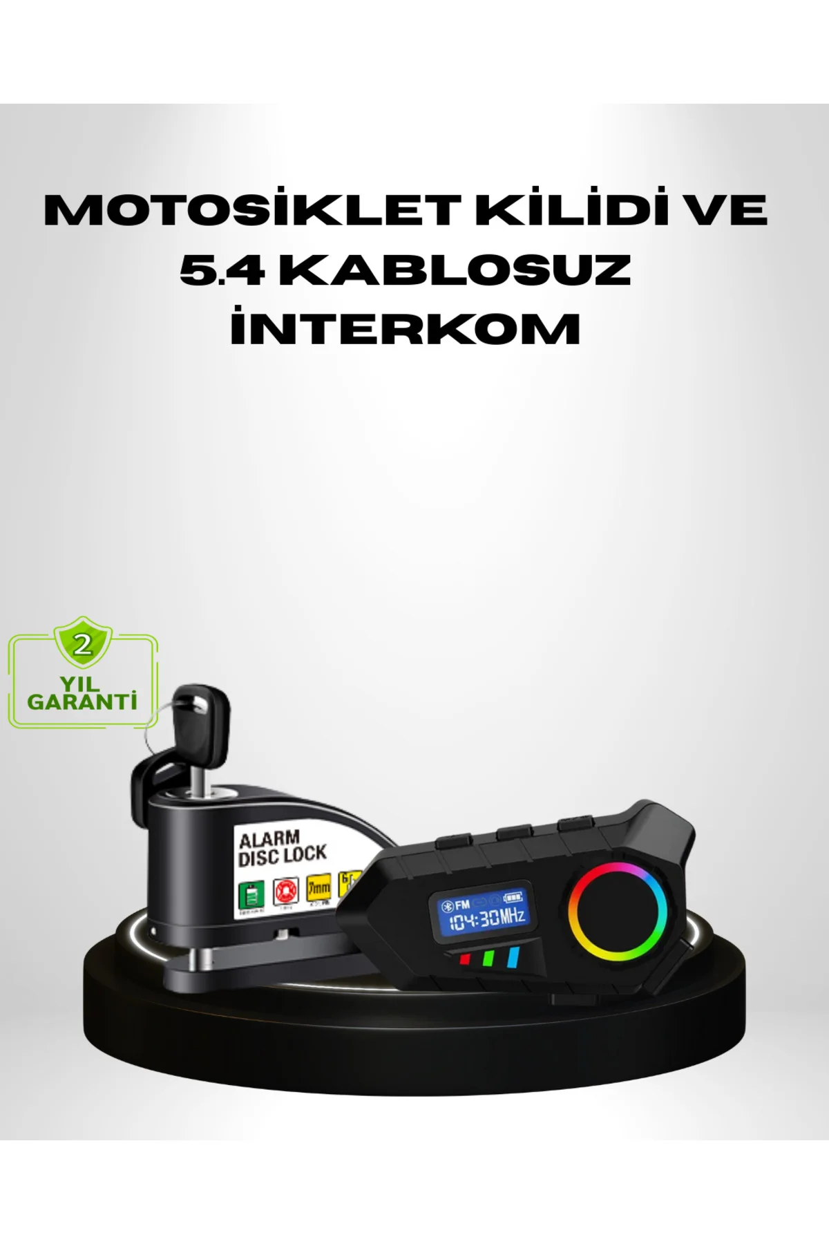 Motosiklet ve Günlük Kullanım İçin Bluetooth Hoparlör ve Disk Kil