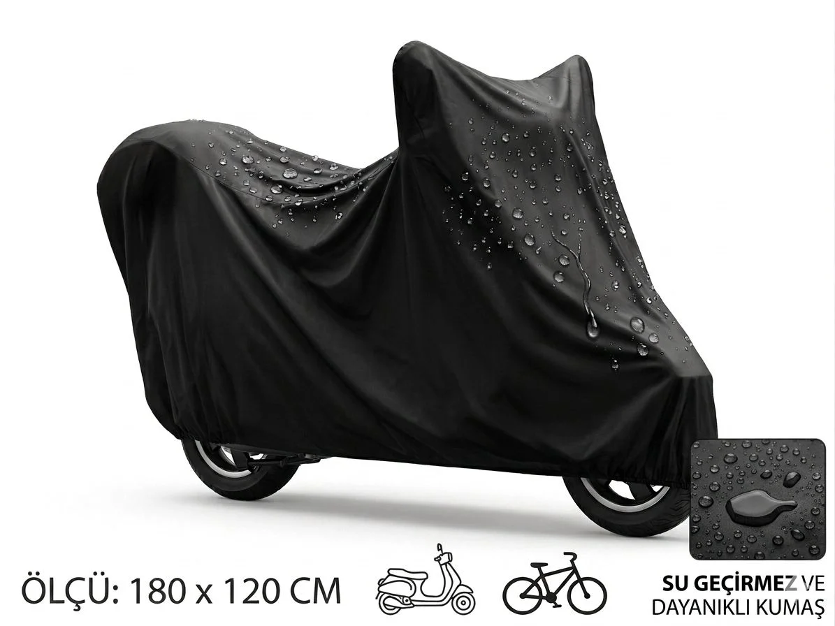 Motosiklet ve Scooter Koruma Brandası – Su ve Toz Geçirmez 180x120 cm Fiyatı, Yorumları ve Özellikleri