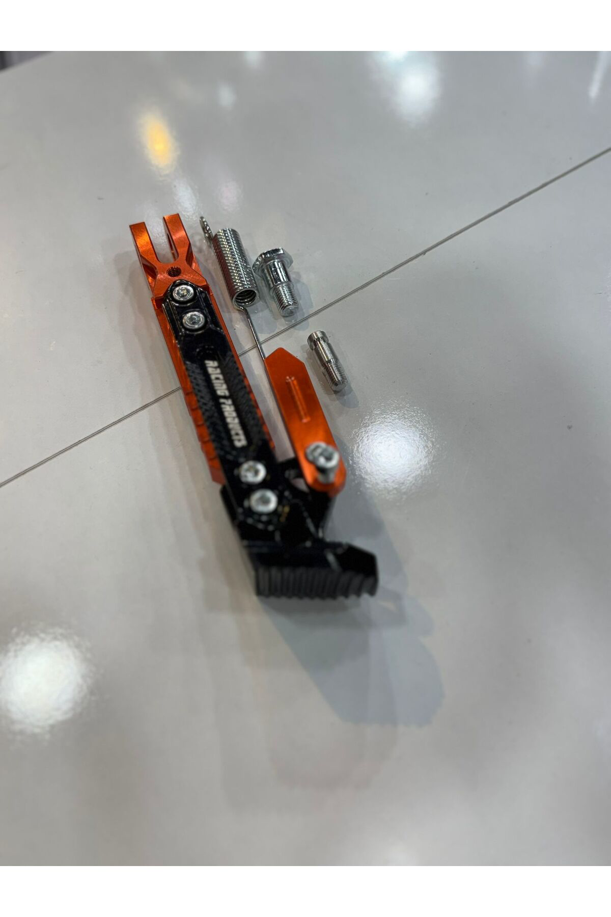 Doğuş Motosiklet Yan Ayaklık Üniversal- Turuncu