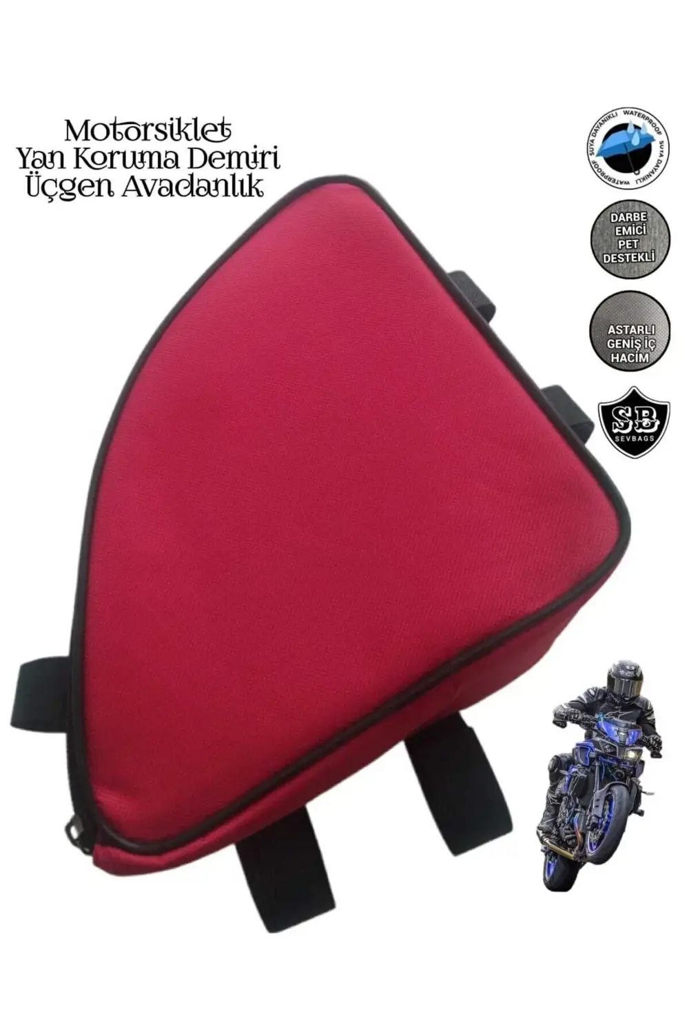 Motosiklet Yan Koruma Demiri Üçgen Avadanlık Çantaları