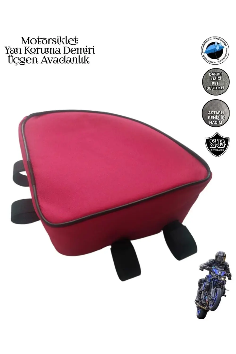 Motosiklet Yan Koruma Demiri Üçgen Avadanlık Çantaları