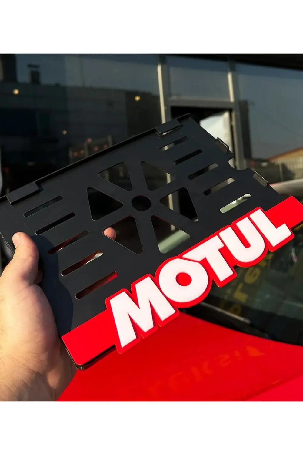 MOTUL MOTOSİKLET 5 D LÜX PARLAK PLAKALIK
