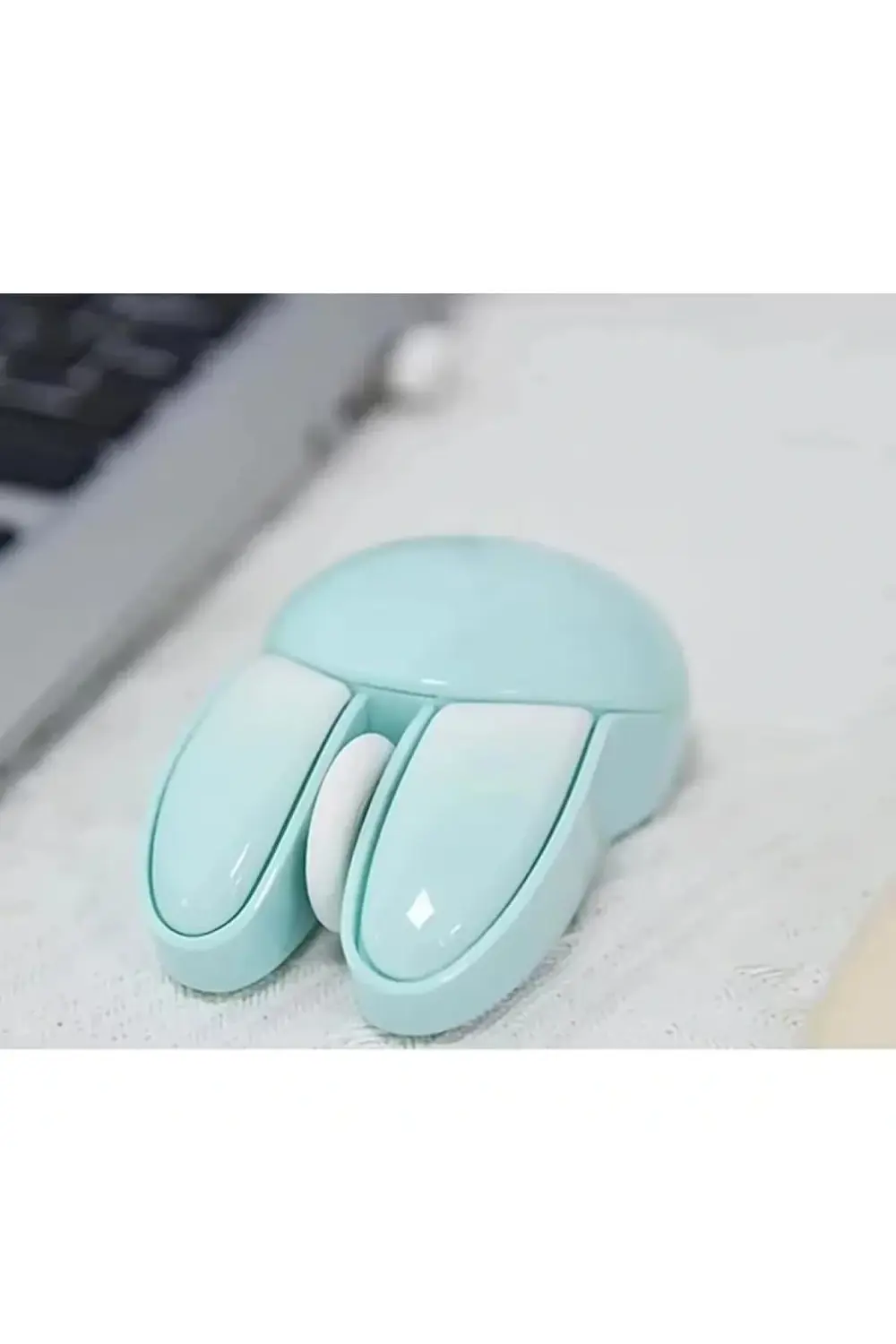 MOU-6003-M PLAYROB M6 PİLLİ KABLOSUZ MOUSE MAVİ TAVŞAN