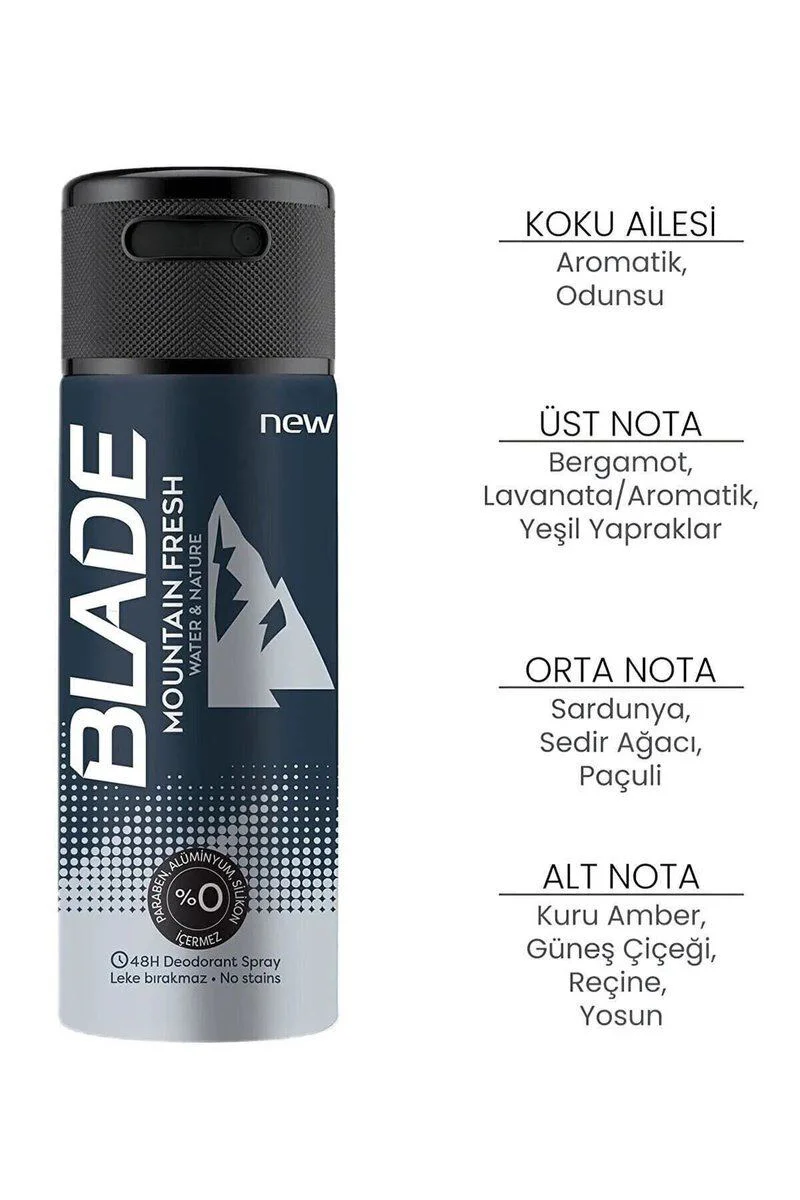 Mountain Fresh Erkek Deodorant 150ml – Leke Bırakmaz 48 Saat Koruma Fiyatı, Yorumları ve Özellikleri