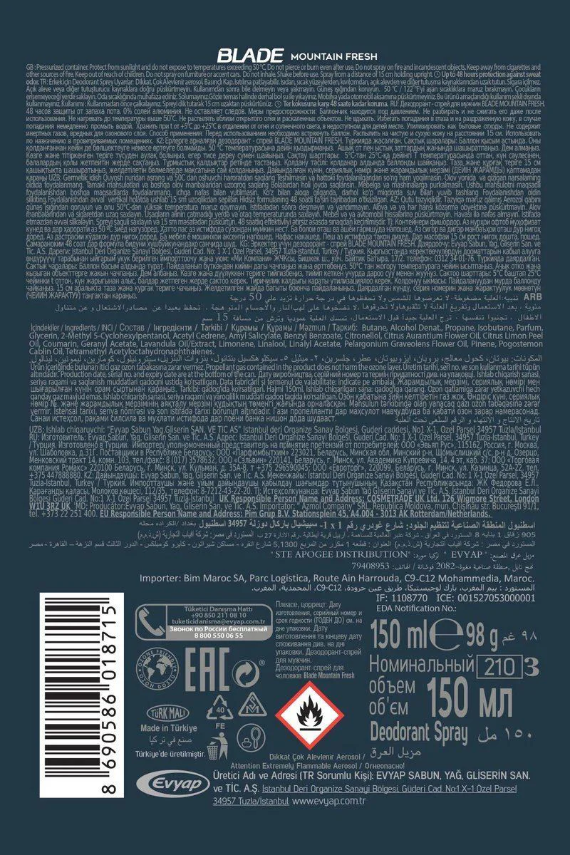 Mountain Fresh Erkek Deodorant 2'li 150ml - 48 Saat Koku Koruma, Leke Bırakmaz Fiyatı, Yorumları ve Özellikleri