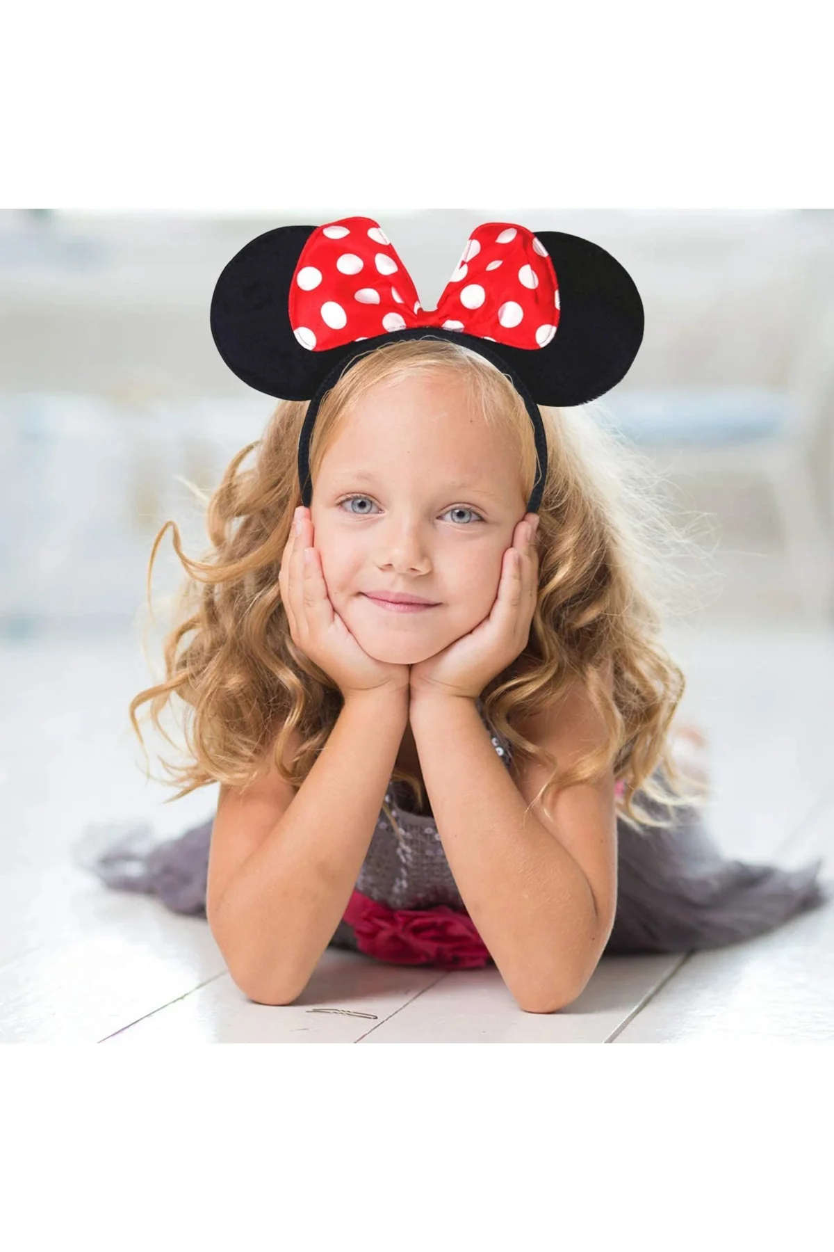 Mouse Temalı Kafa Bandı Eğlenceli Parti Aksesuarı (Minnie Model) - Görsel 2