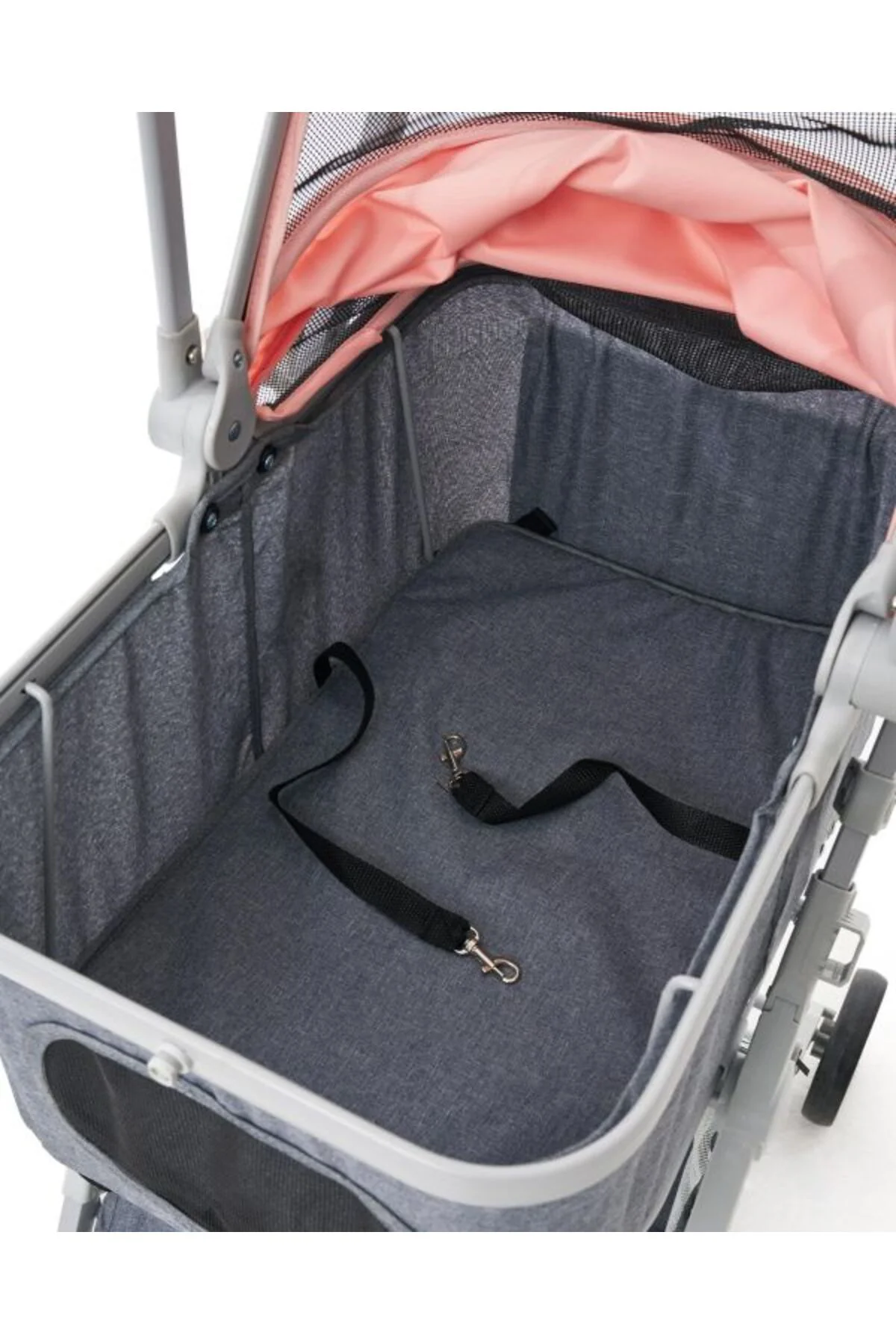 Move Kedi & Köpek Arabası Pembe - 15 kg Kapasiteli Ayrılabilen Pu