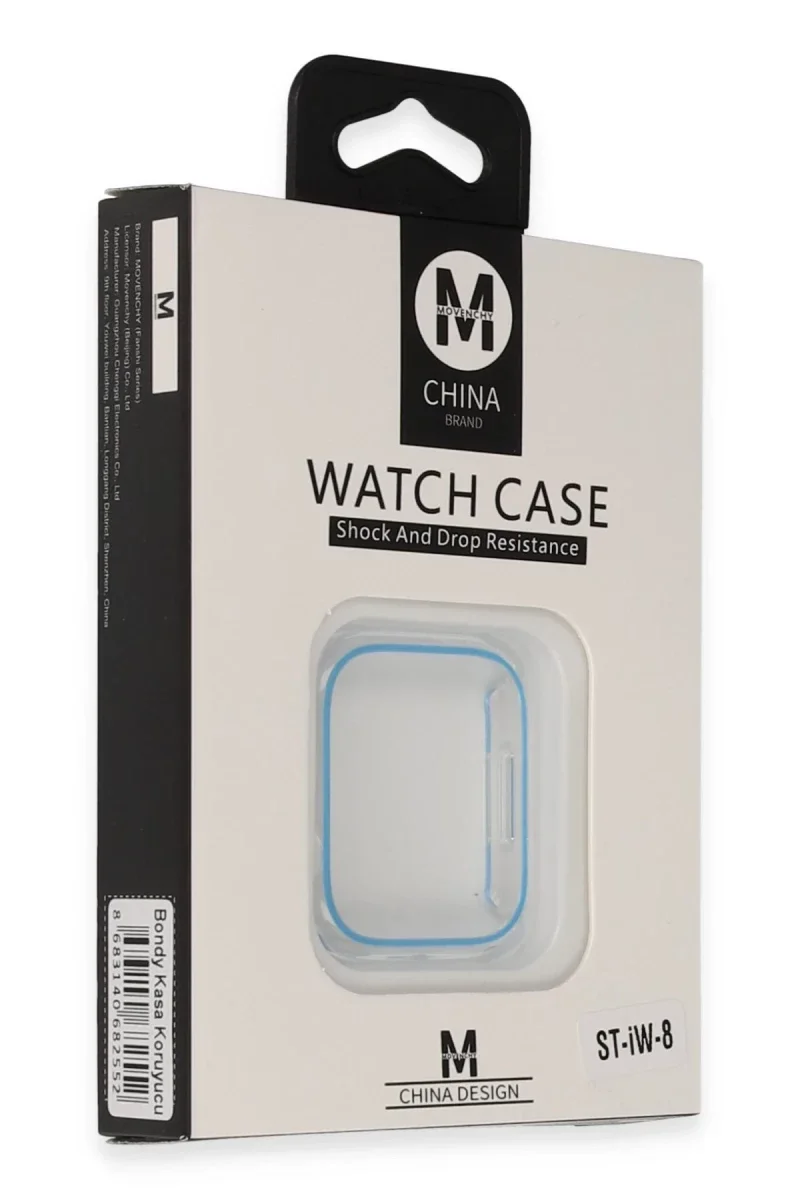 Movenchy Apple Watch 45mm Bondy Kasa Koruyucu - Mavi