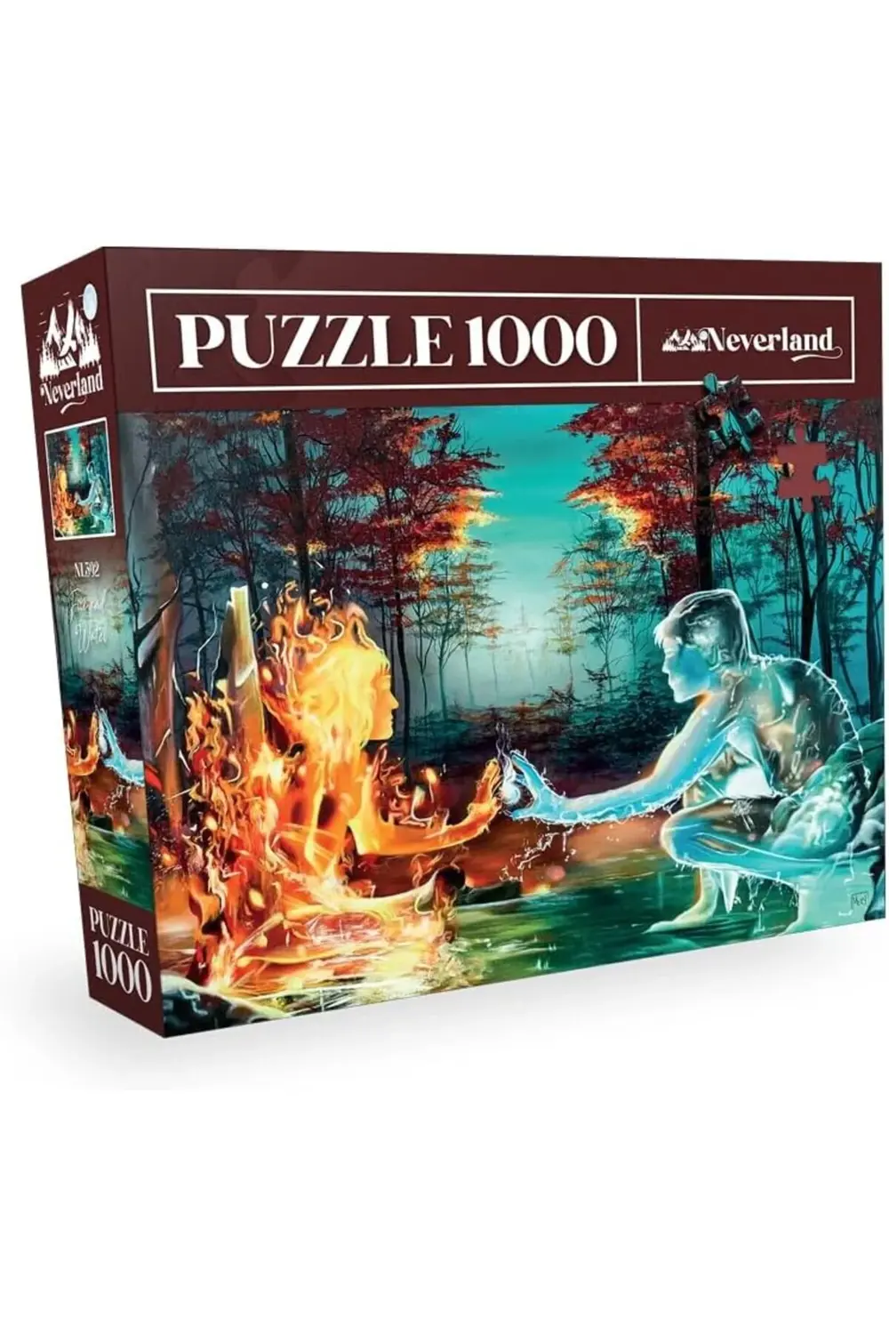 MoysHops 1000 Parça Puzzle - FIRE AND WATER (ATEŞ VE SU) 842385