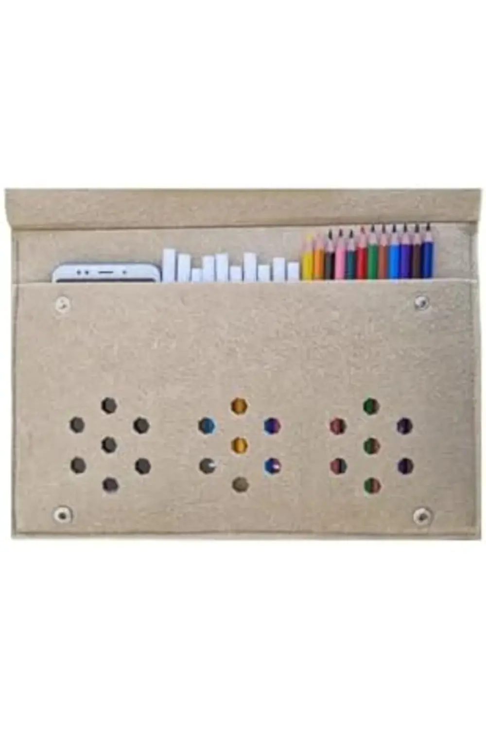 MoysHops Keçe ve Tablet Organizer Çanta – 4 Bölmeli, A4 Boyut, Ço