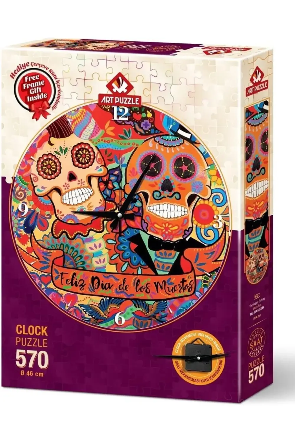 MoysHops Puzzle Mutlu Son 570 Parça Saat Puzzle 842385