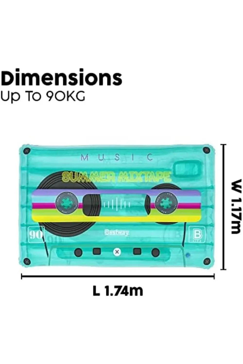 MoysHops Retro Şişirilebilir Havuz Şamandırası 842385