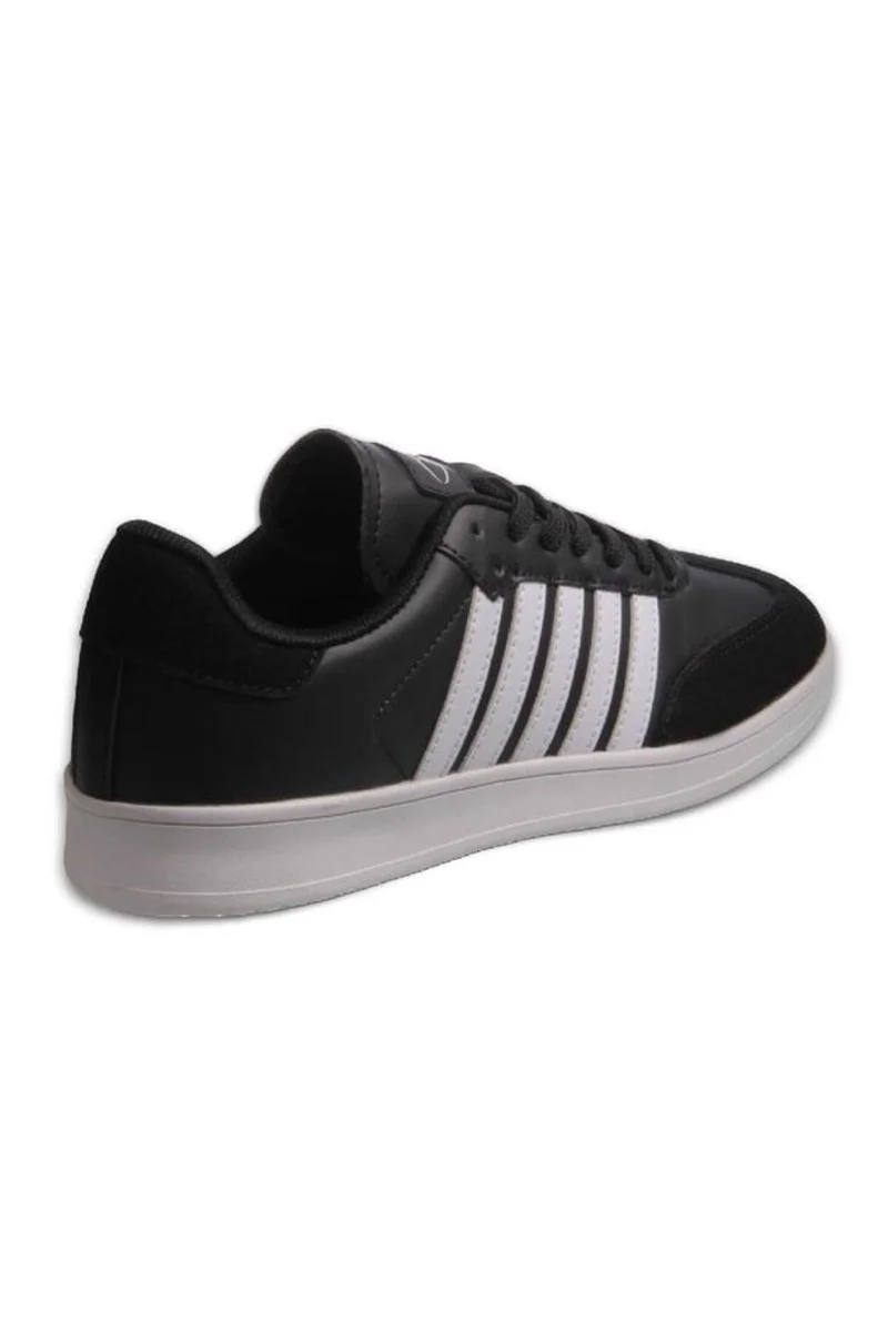 Mp 242-1558 Siyah Beyaz Unisex Bağcıklı Spor Ayakkabı - Görsel 4