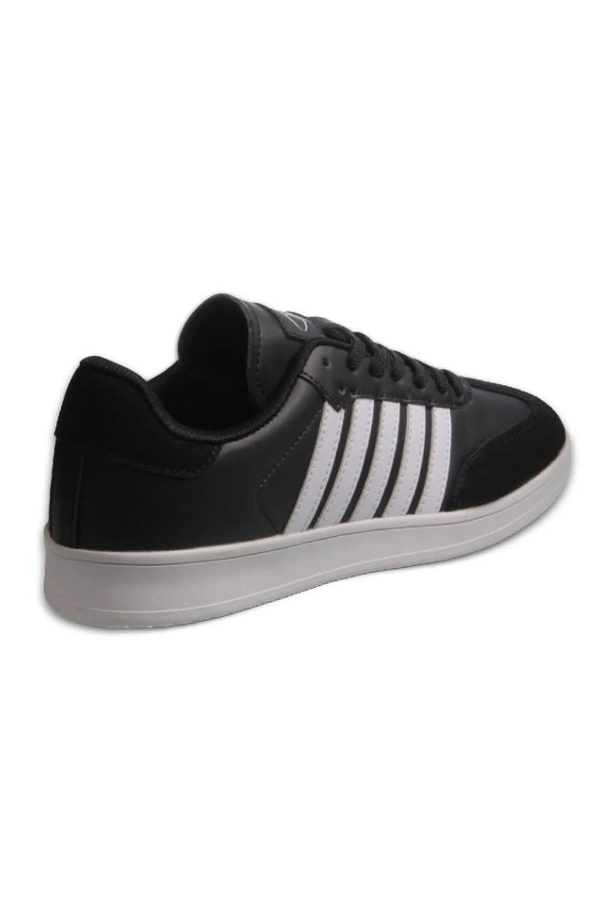 Mp 242-1558 Siyah Beyaz Unisex Bağcıklı Spor Ayakkabı