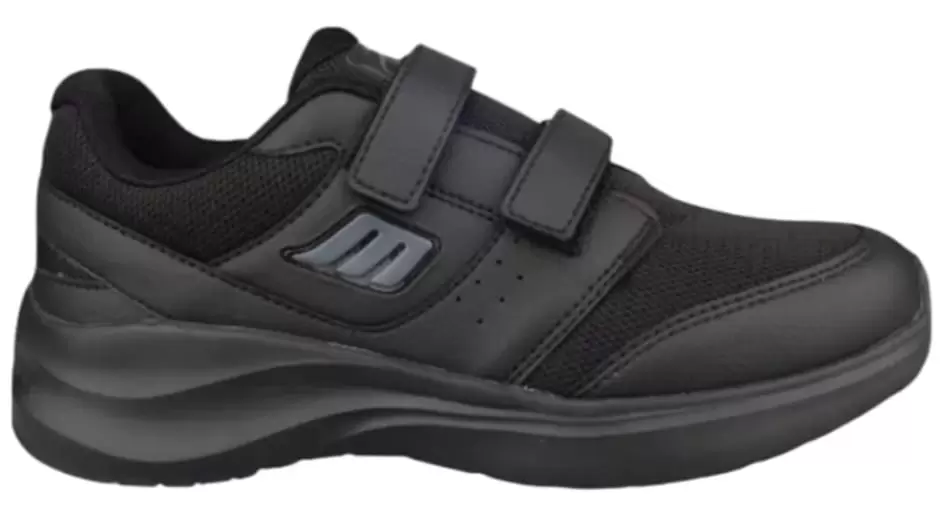 MP 251-1307 Siyah Unisex Cırtlı Spor Ayakkabı