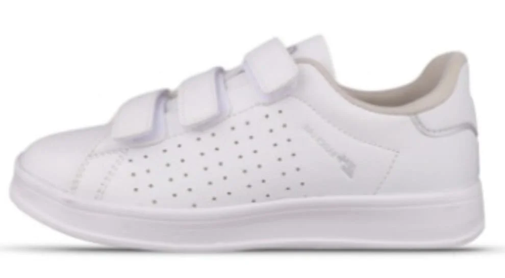 MP 251-2625 Beyaz Unisex Cırtlı Spor Ayakkabı - Görsel 2