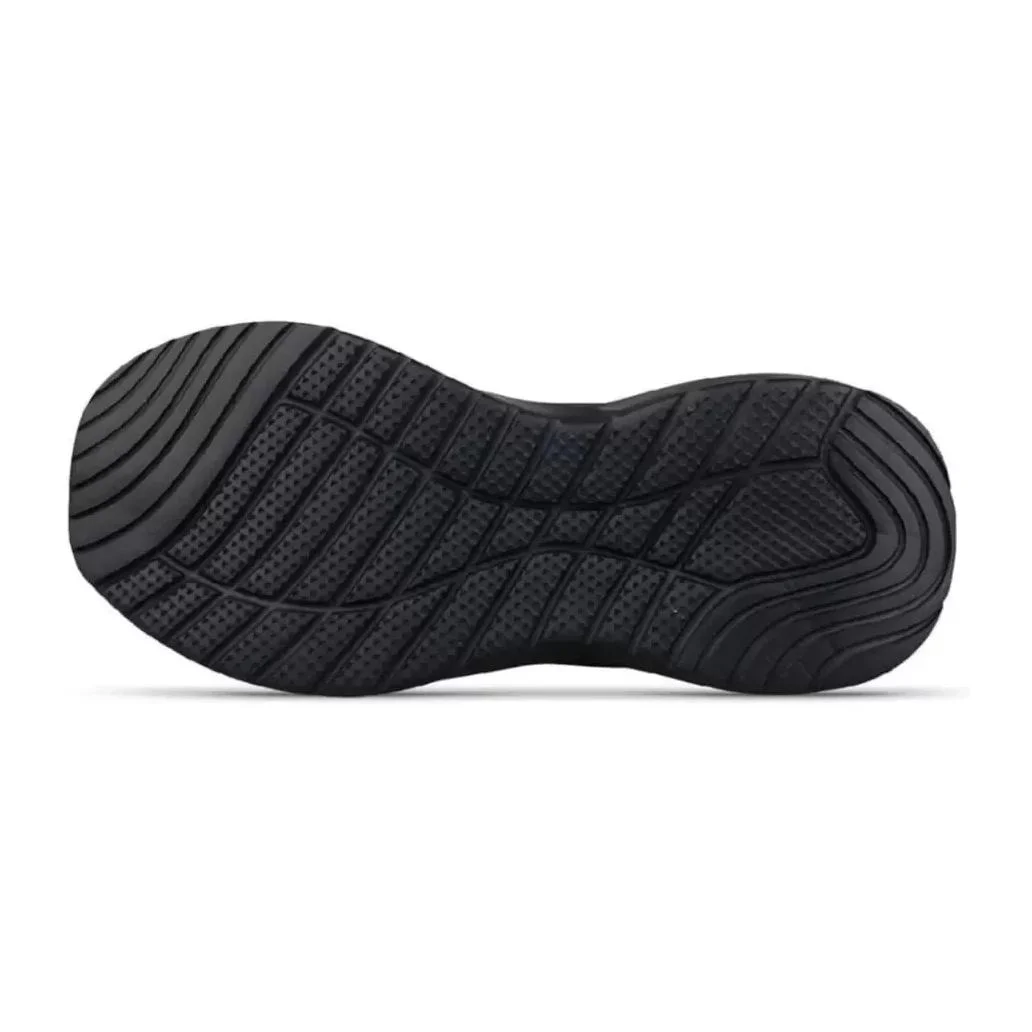 MP 252-1307 Siyah Deri Unisex Cırtlı Spor Ayakkabı - Görsel 4
