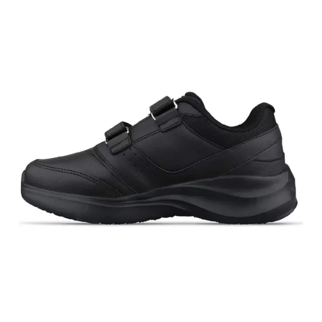 MP 252-1307 Siyah Deri Unisex Cırtlı Spor Ayakkabı - Görsel 2