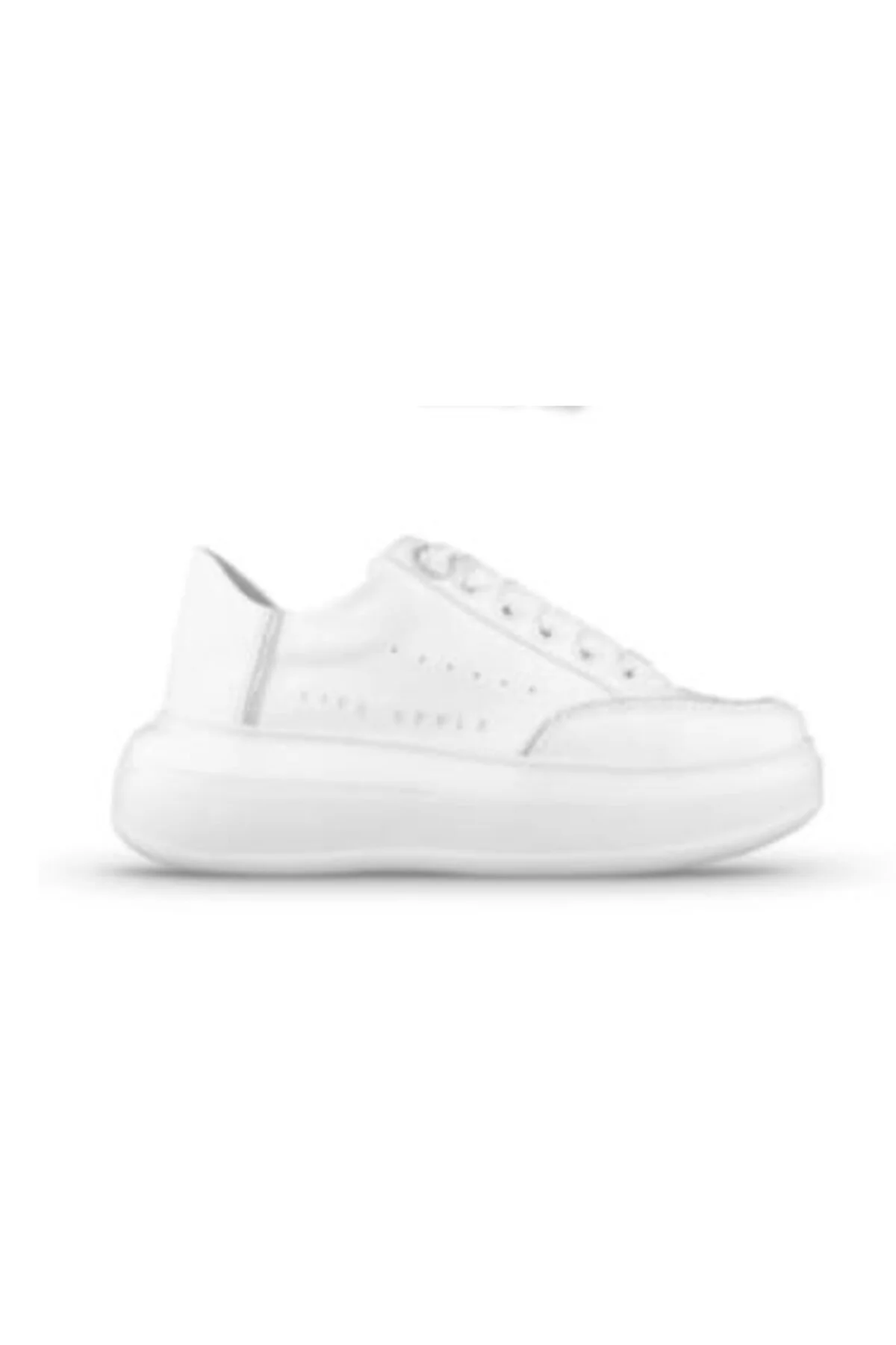MP 252-6307 Beyaz Kadın Bağcıklı Spor Ayakkabı MP 252-6307 Beyaz Kadın Bağcıklı Spor Ayakkabı