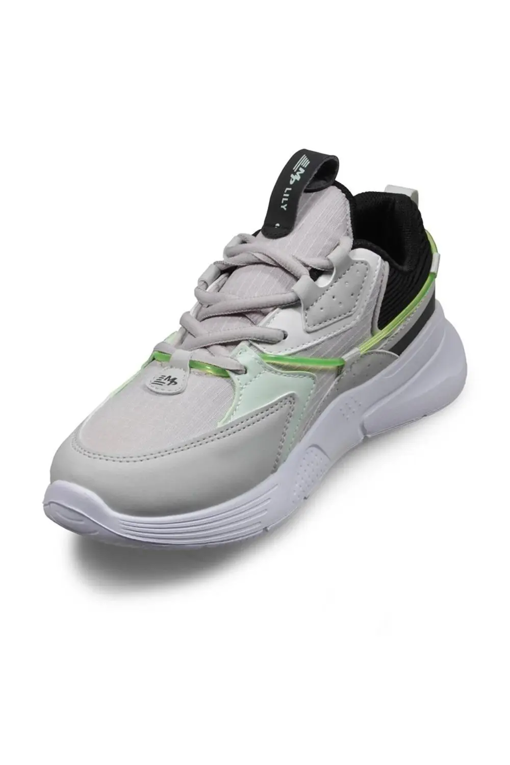 Mp Kadın Bağcıklı Gri Günlük Ayakkabı