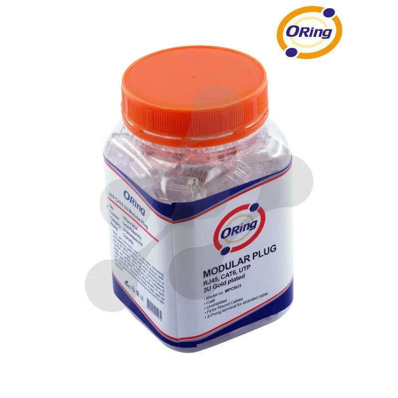 MPC6U3 CAT6 PLUG U/UTP RJ45 ALTIN UÇ KONNEKTÖR 100 LÜ PAKET Fiyatı, Yorumları ve Özellikleri