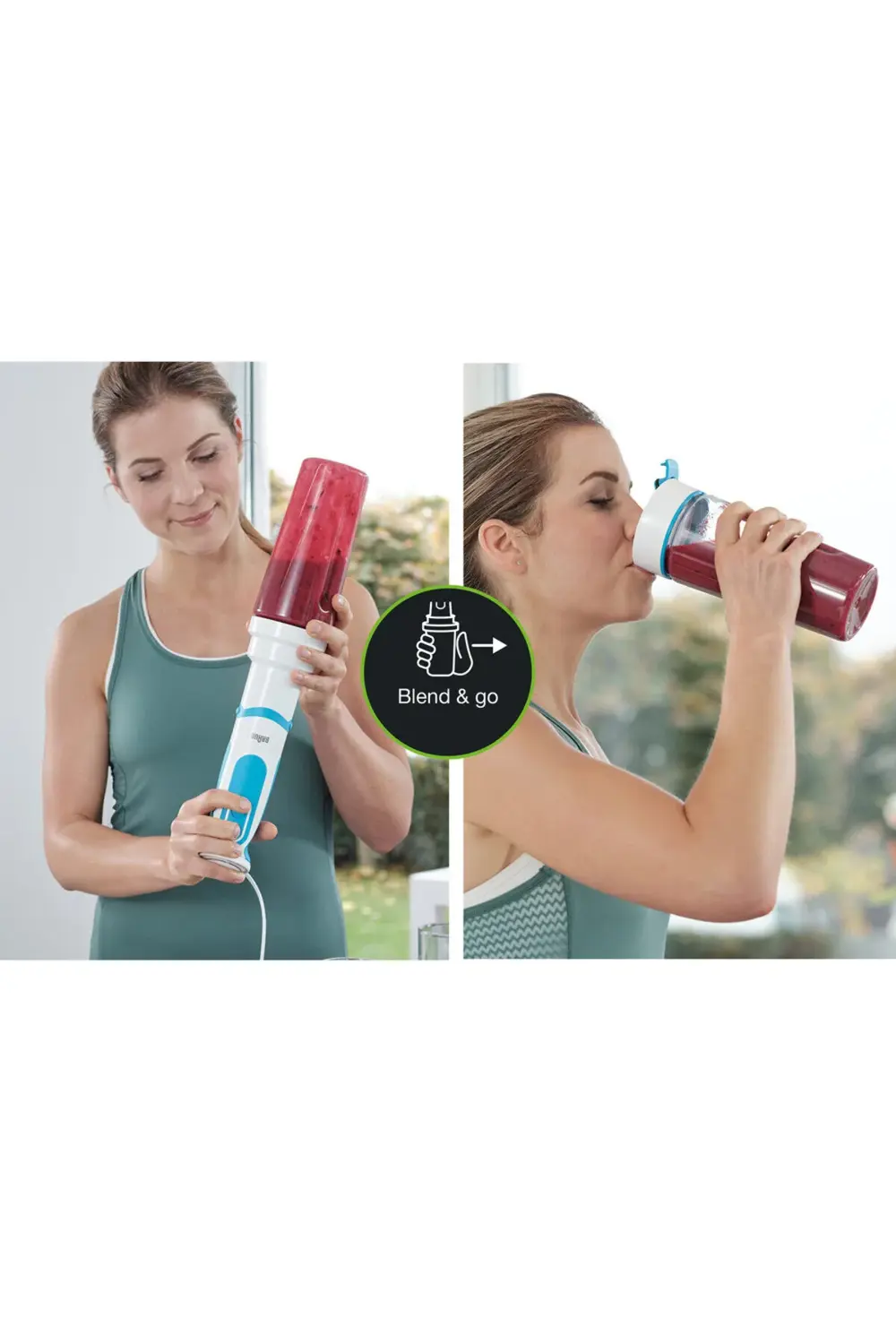 Braun Mq5251whbl Multiquick 5 Vario 1000 W El Blender Seti