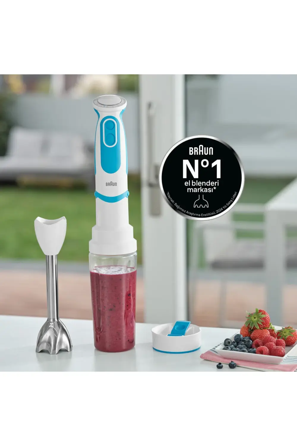 Braun Mq5251whbl Multiquick 5 Vario 1000 W El Blender Seti