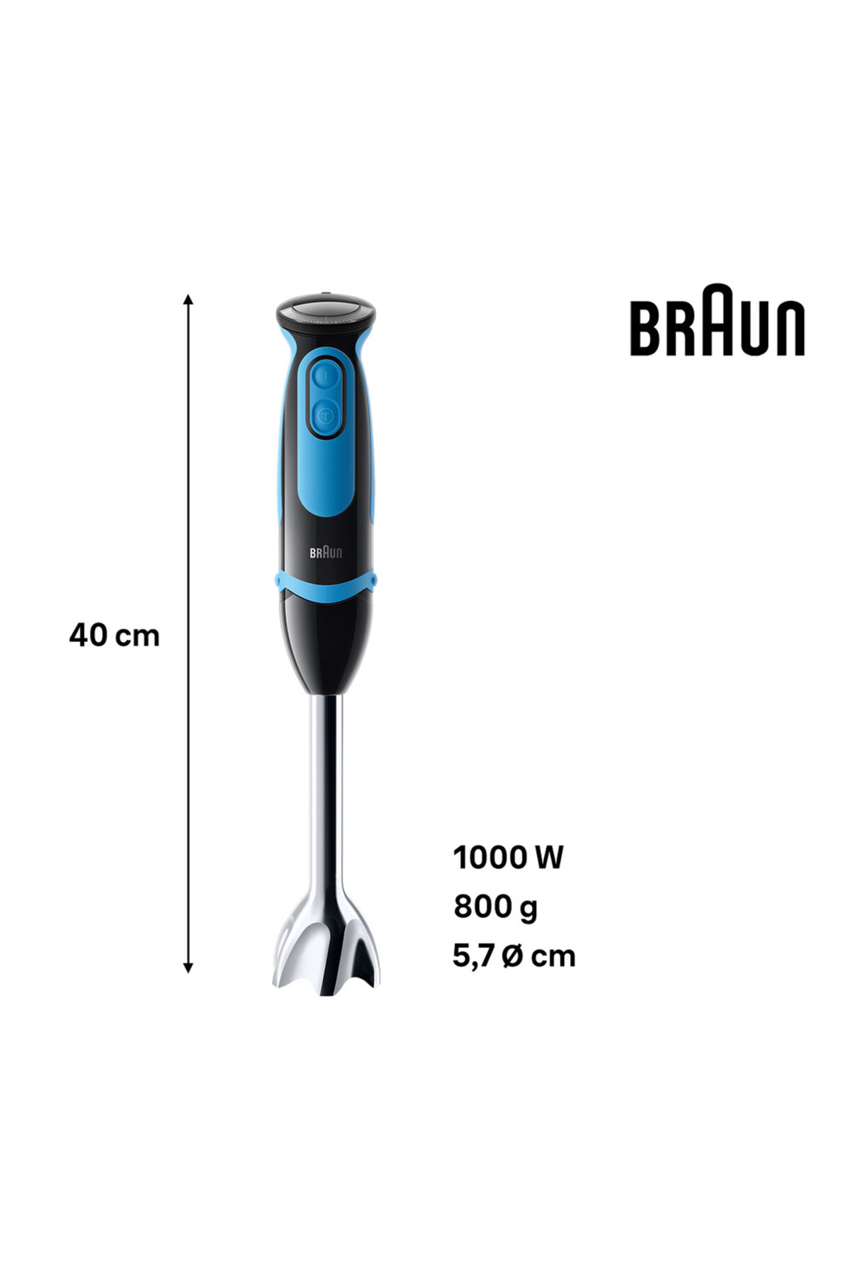 Braun Mq5252bk Multiquick 5 1000 W El Blender Seti
