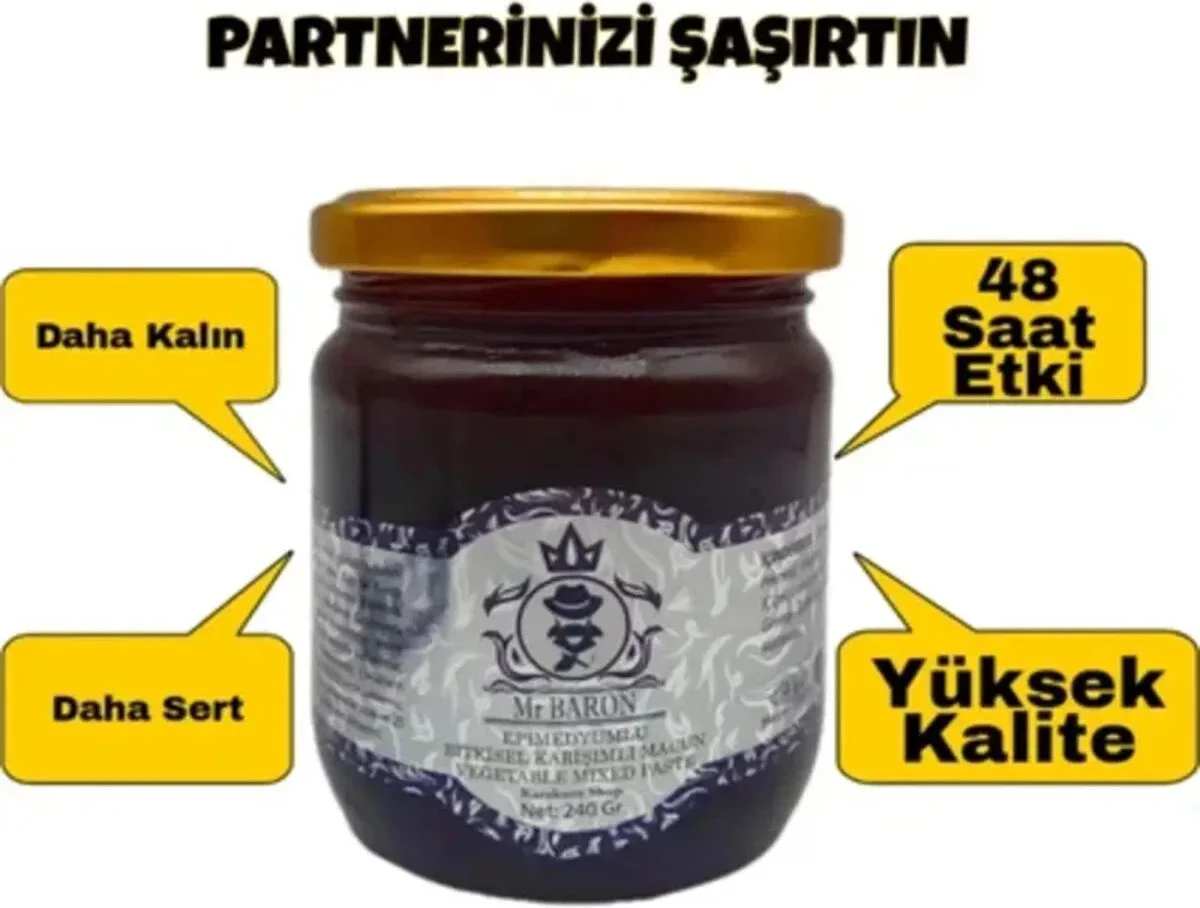 Mr Baron Erkeklere Özel Doğal Macun 240 gr x 3 Adet - Doğal Bakım Çözümü Fiyatı, Yorumları ve Özellikleri