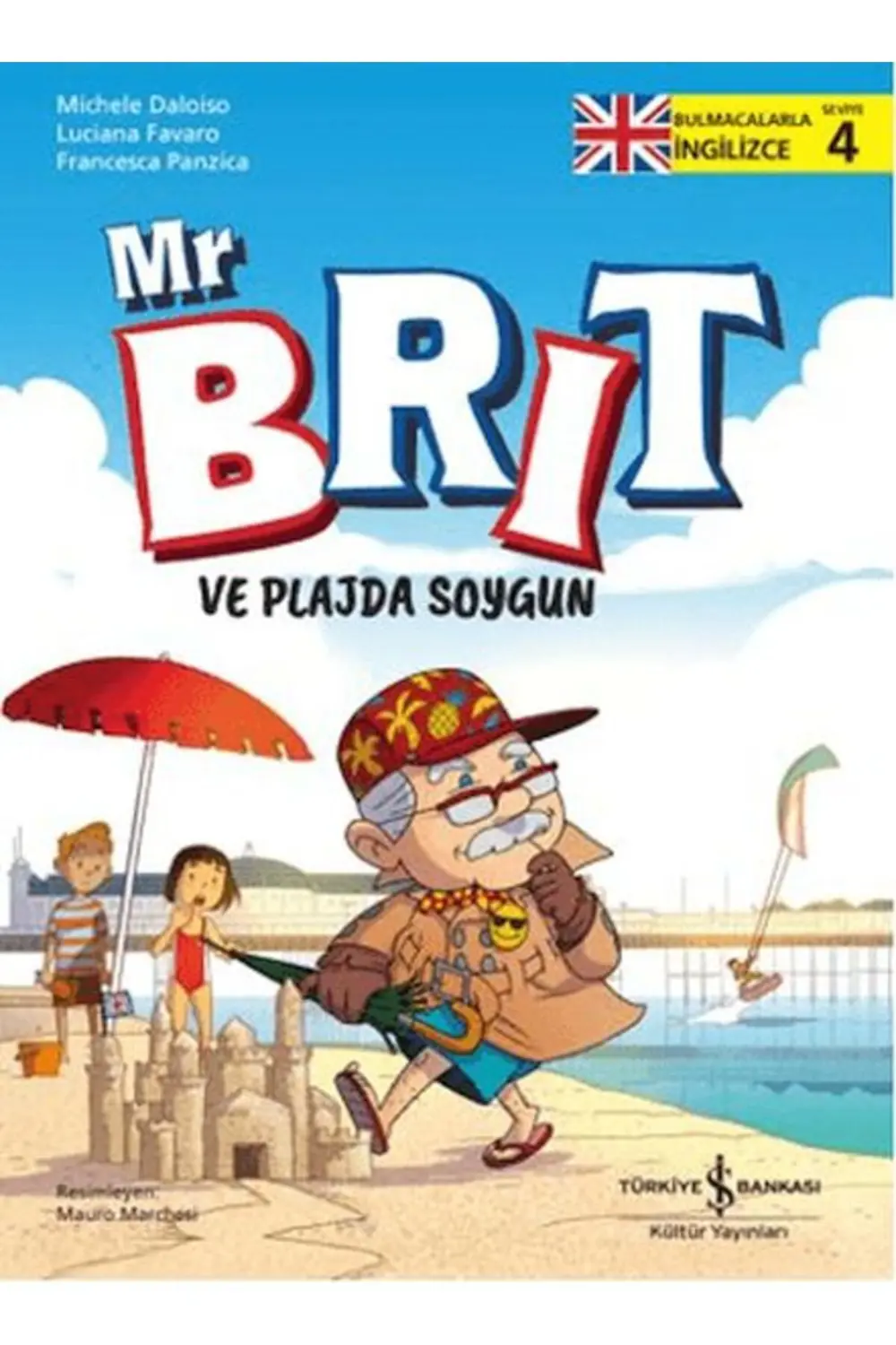 Mr Brit ve Plajda Soygun -Bulmacalarla ingilizce 4