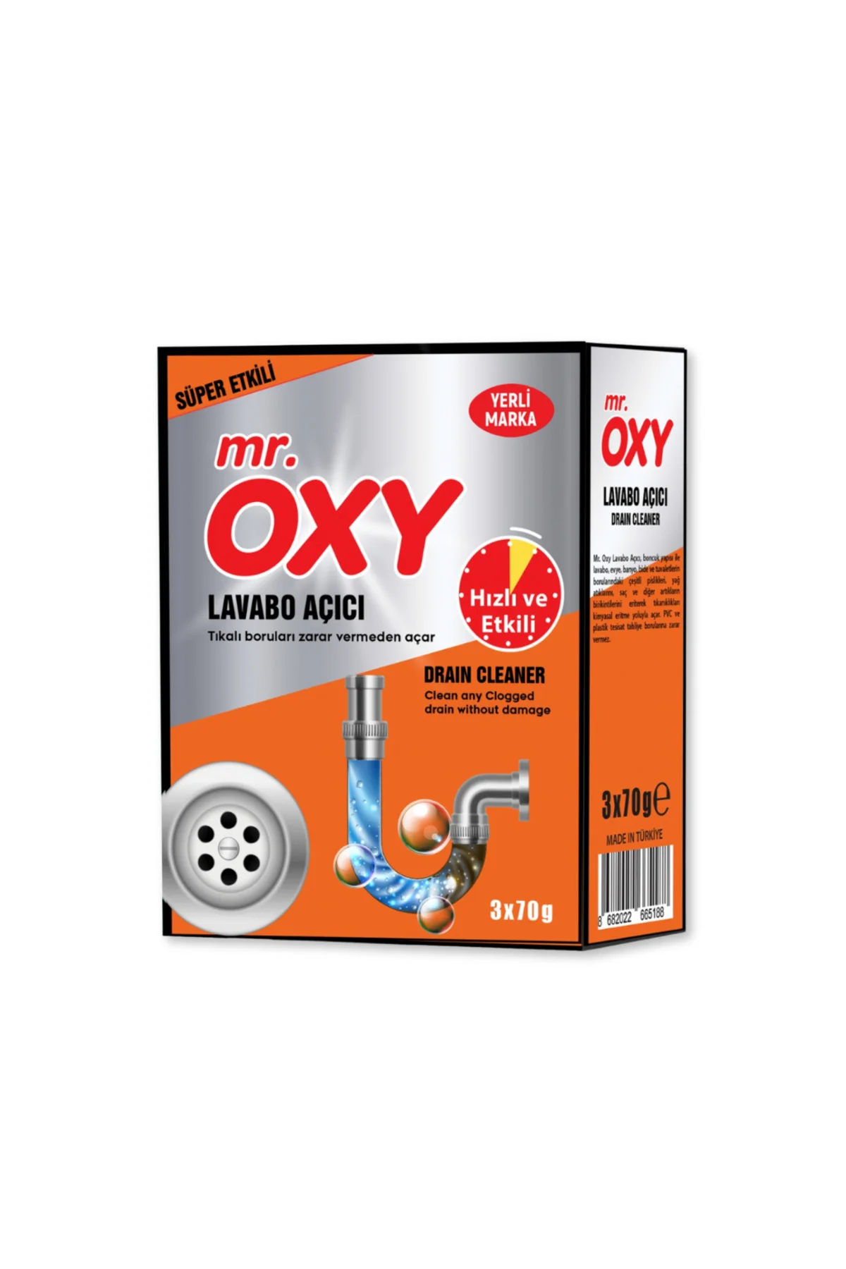 Mr. Oxy Lavabo Açıcı 3 Adet Fiyatı, Yorumları ve Özellikleri