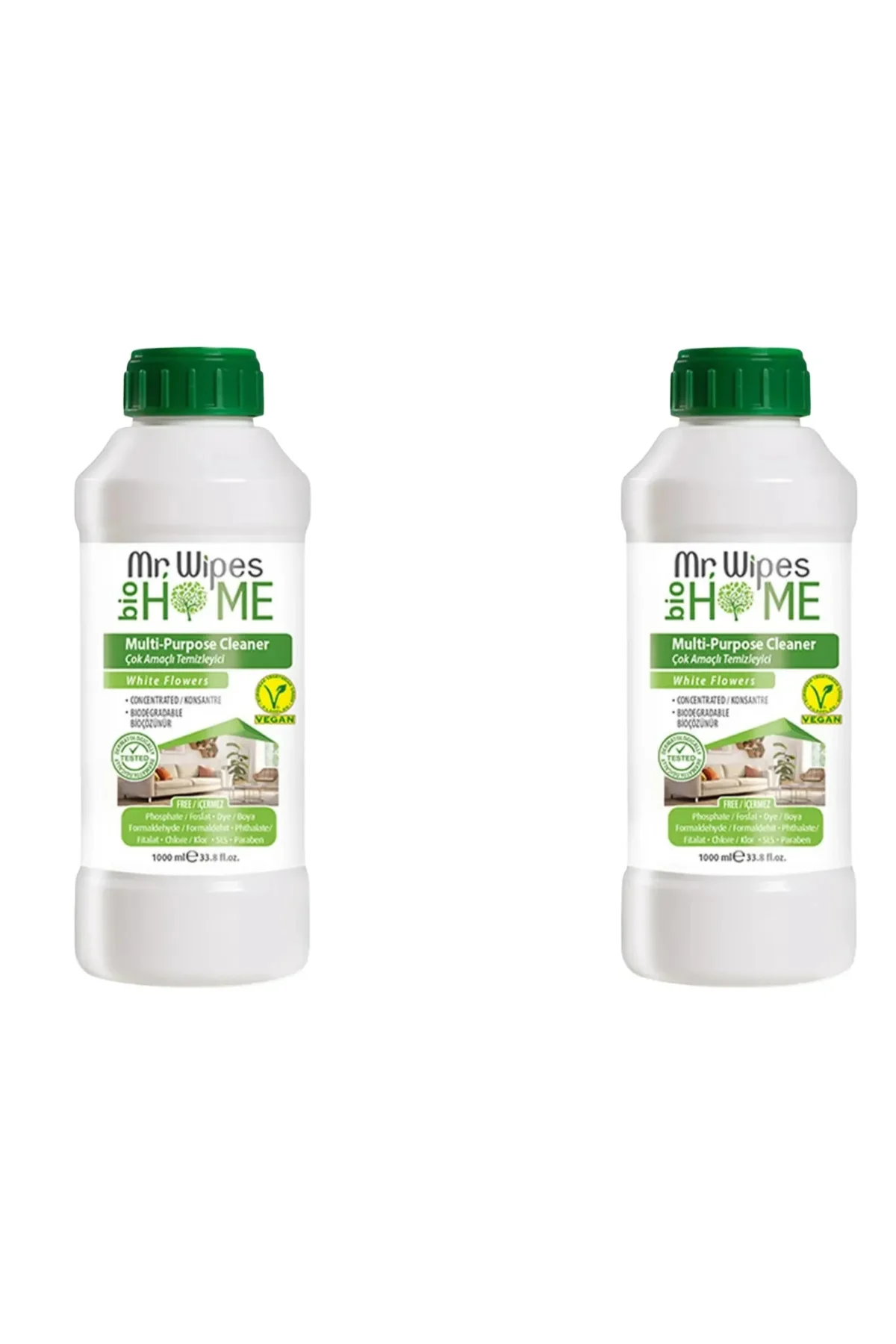 Mr. Wipes Bio Home Çok Amaçlı Temizleyici Çiçek Kokulu 1000 ml 2 