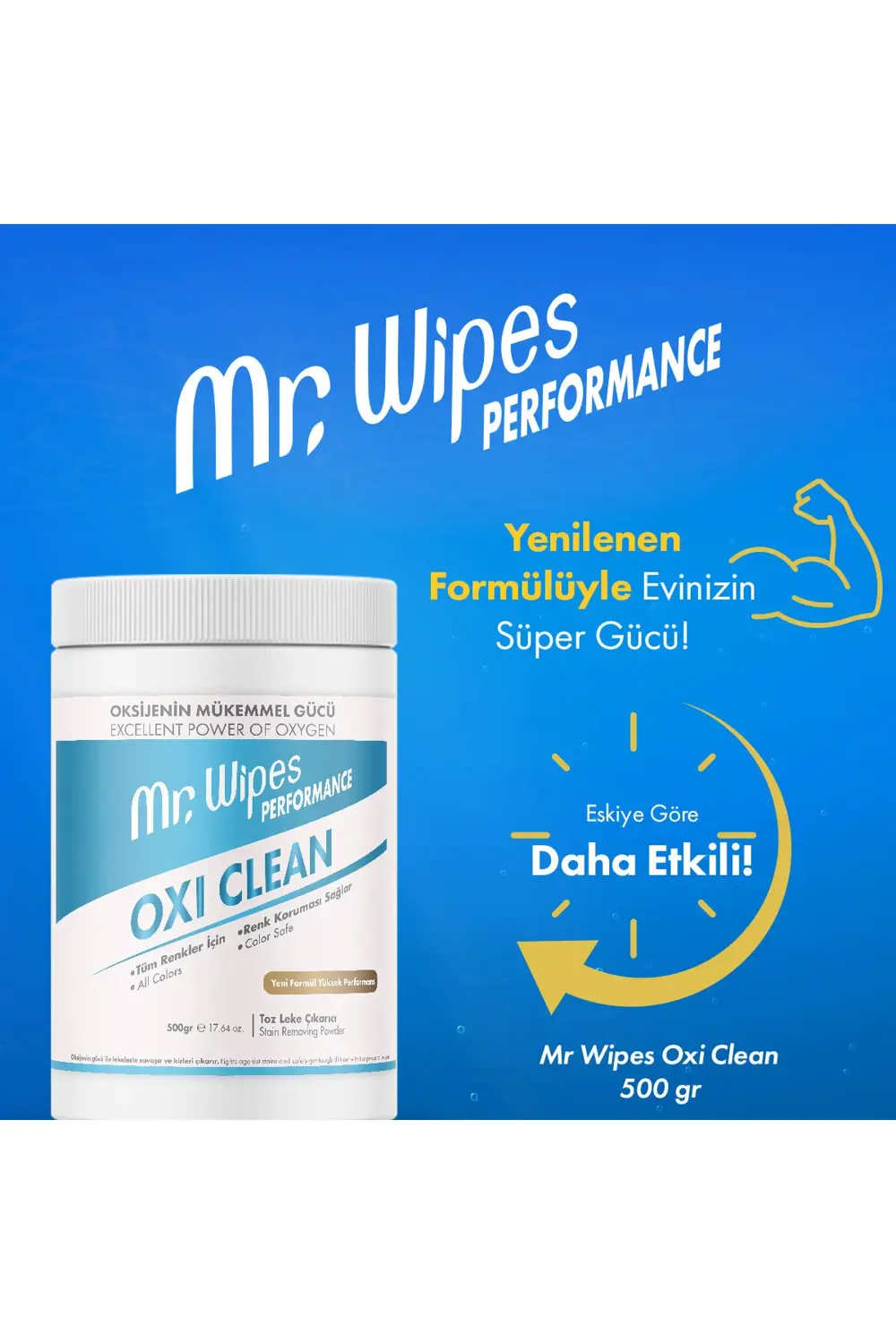 Mr. Wipes Performans Oxi Clean Leke Çıkarıcı 500 ml