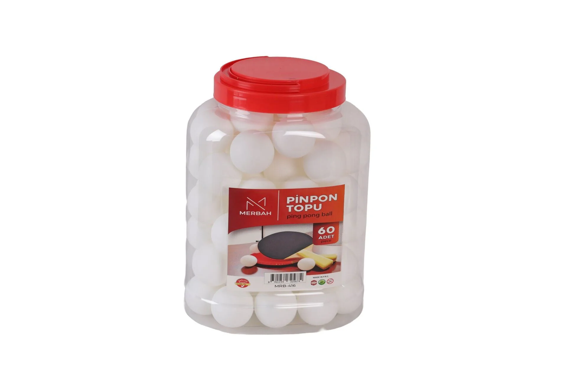 MRB-416 PİNPON TOPU BEYAZ 60X24