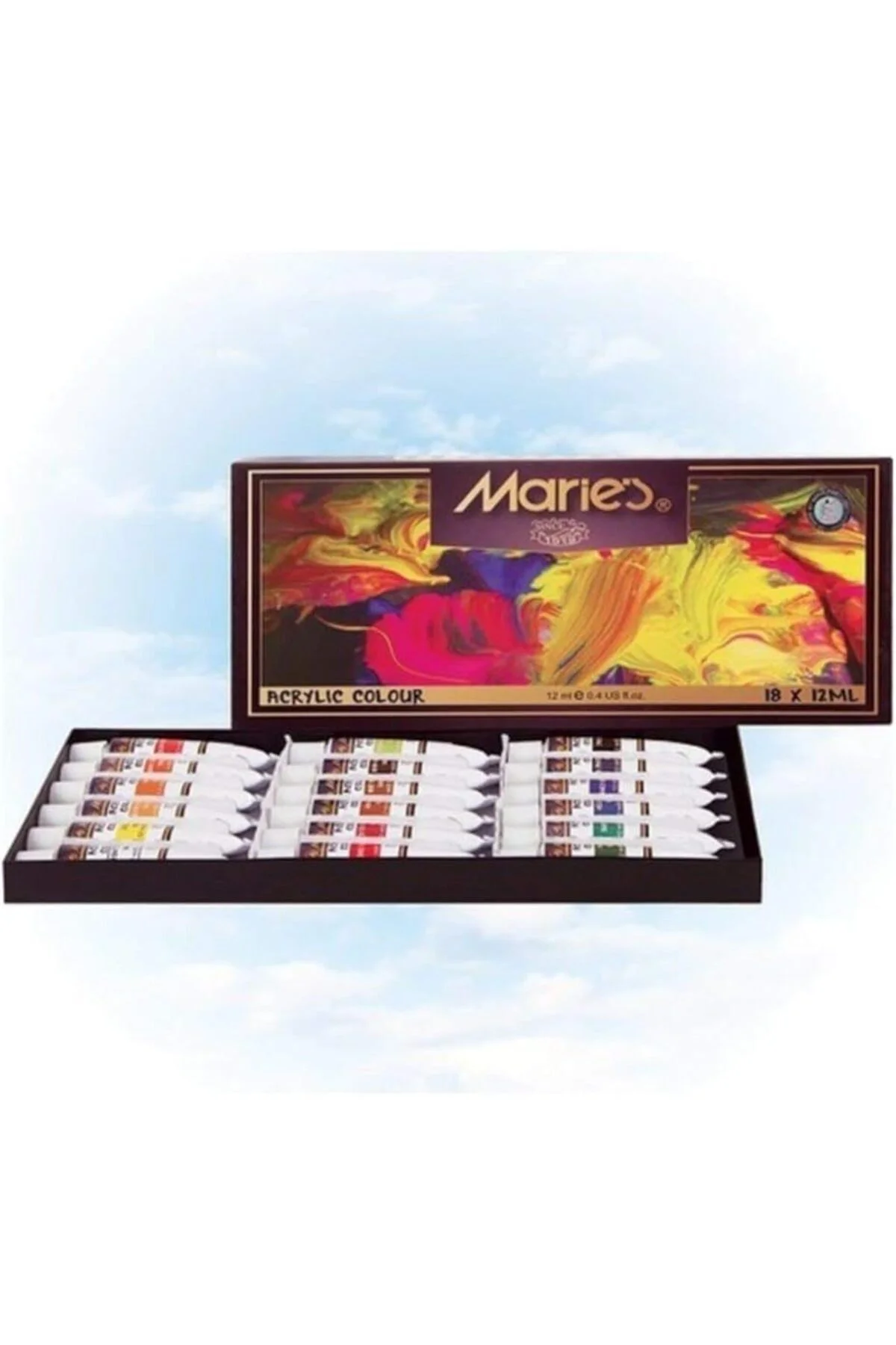 MRMAR0016 AKRİLİK BOYA 18 RENK 818B