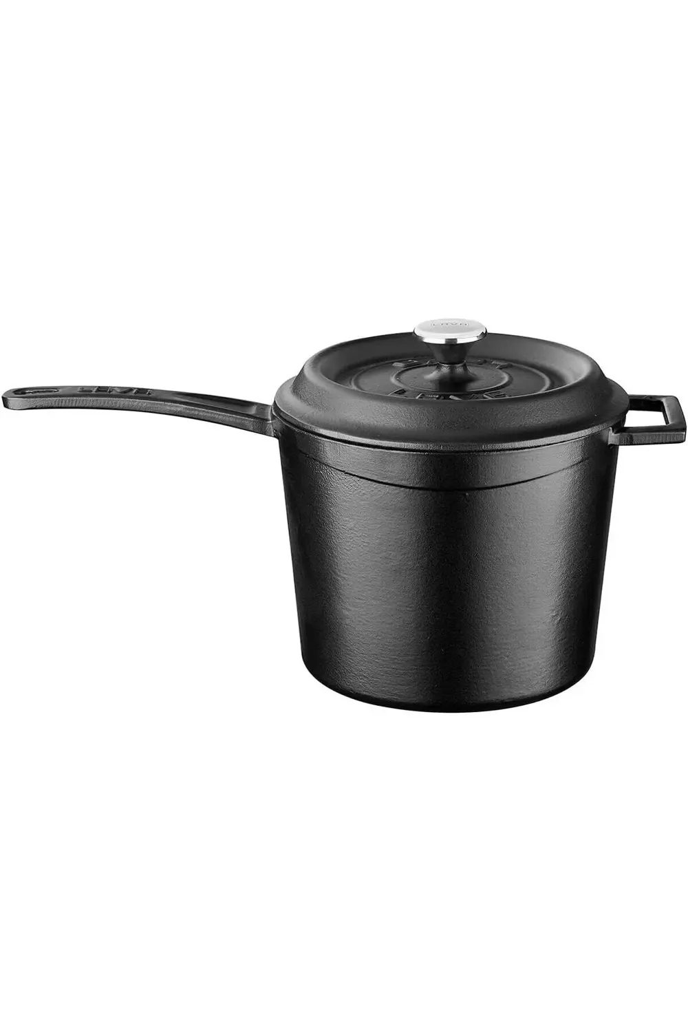 mrtshoppng Döküm Yuvarlak Sos Tenceresi. Döküm Demir Yekpare Sapl