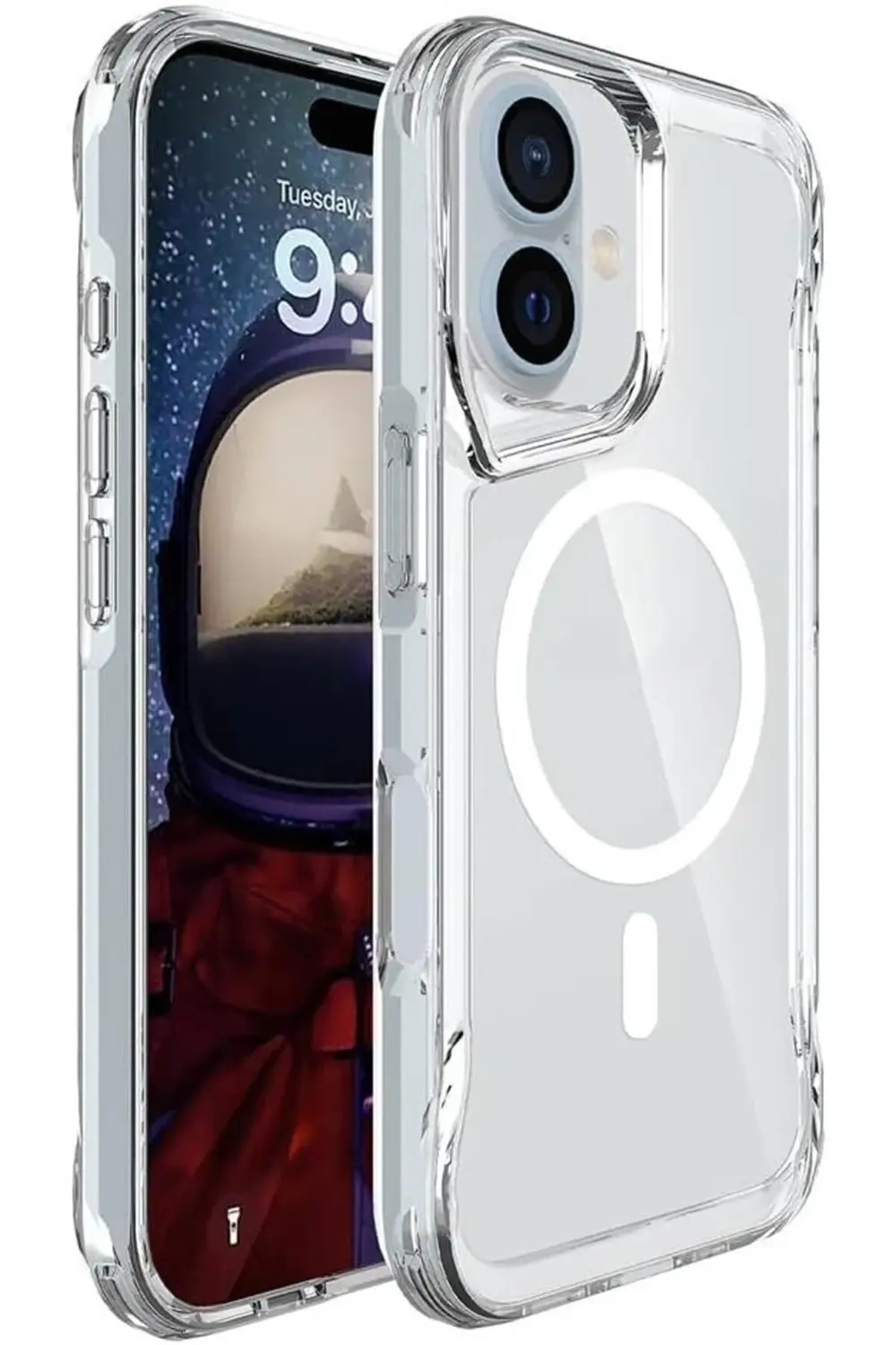 mrtshoppng ile uyumlu iPhone 16 Kılıf Zore M-safe Şarj Özellikli