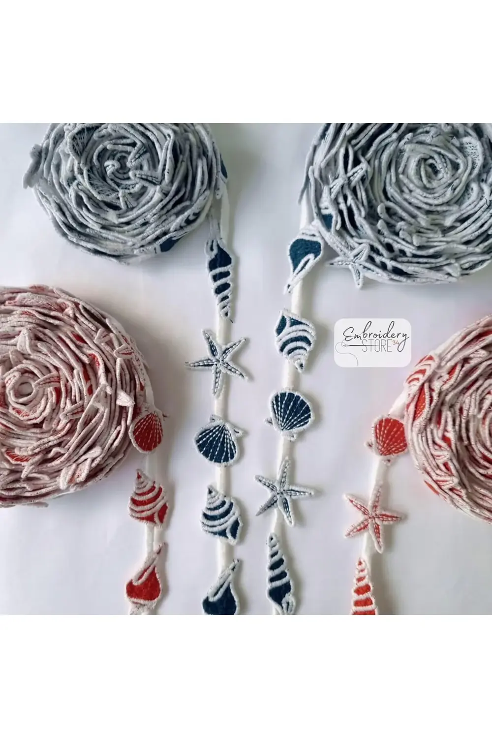 mrtshoppng Kabukları Motifli Şerit Nakış Modeli | Nakış Aksesuar